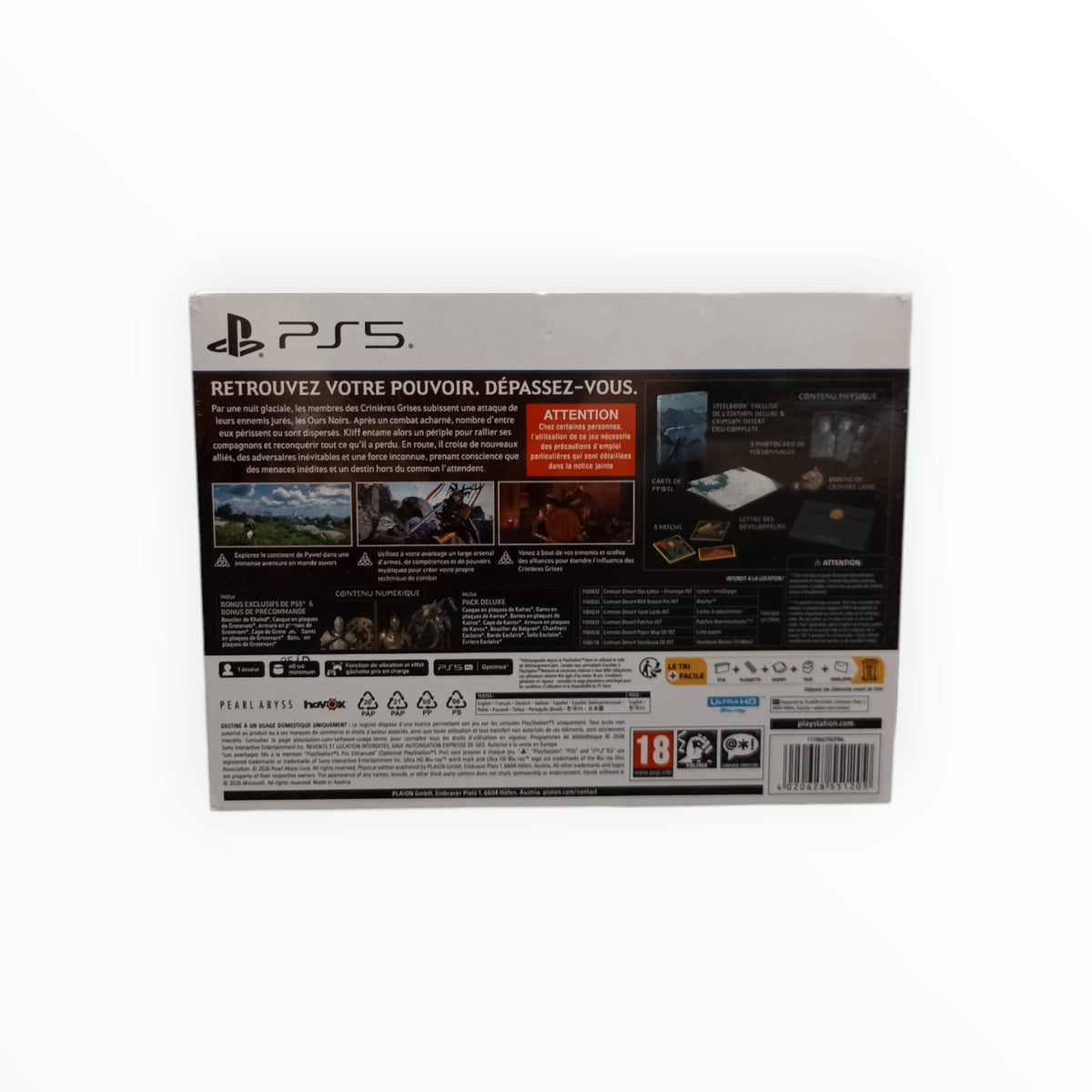 Crimson Desert Deluxe Edition Neuf en Français Playstation 5 (PS5)