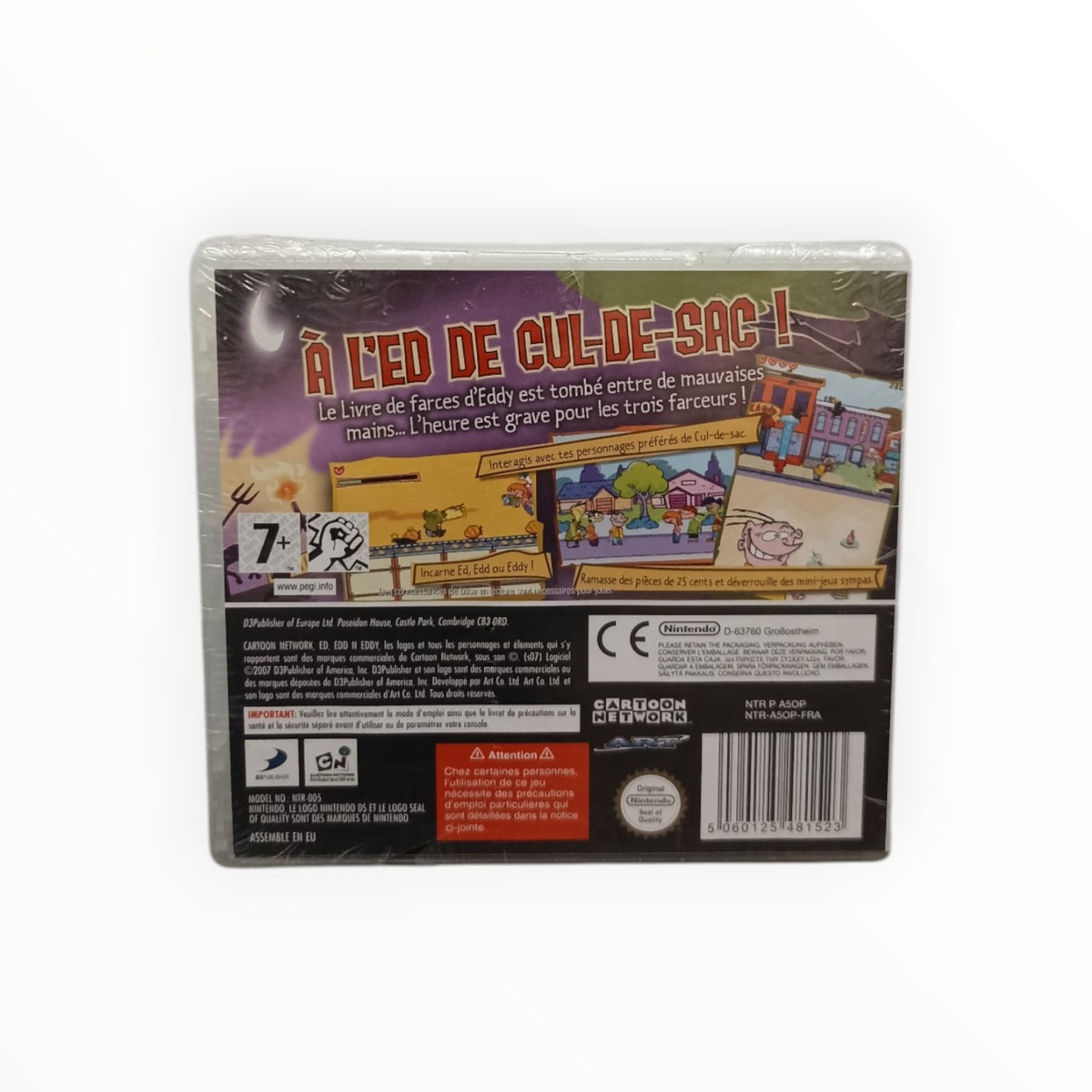 Ed Edd N Eddy Scam Of The Century Nintendo DS Neuf Sous Blister (EN)