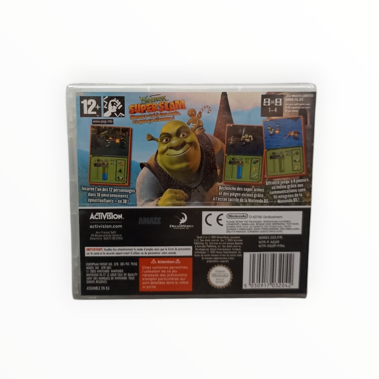 Shrek SuperSlam Nintendo DS Neuf Sous Blister (FR)