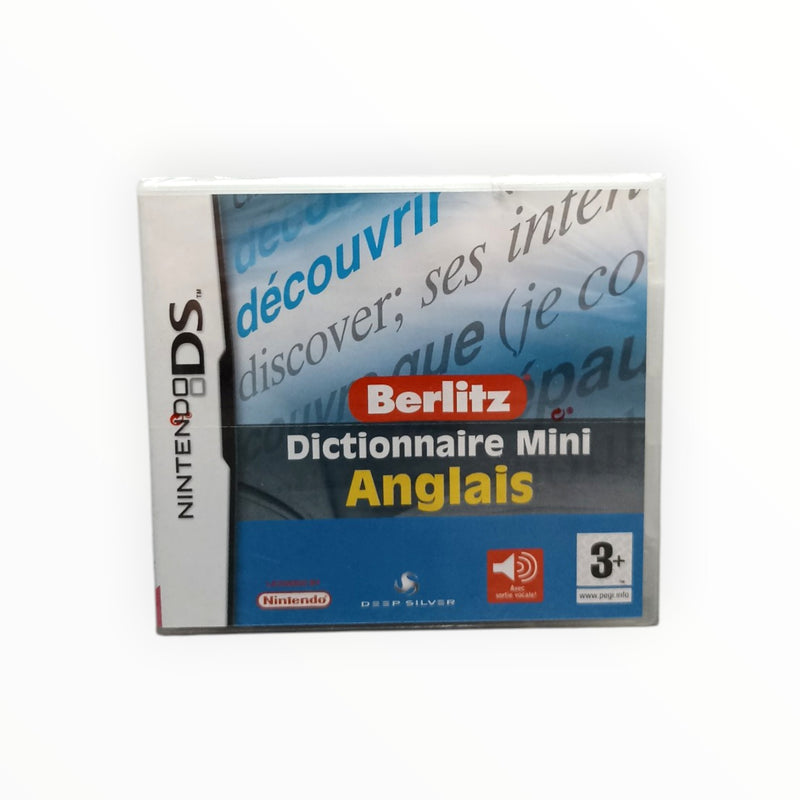 Berlitz Dictionnaire Mini Anglais Nintendo DS Neuf Sous Blister (FR)