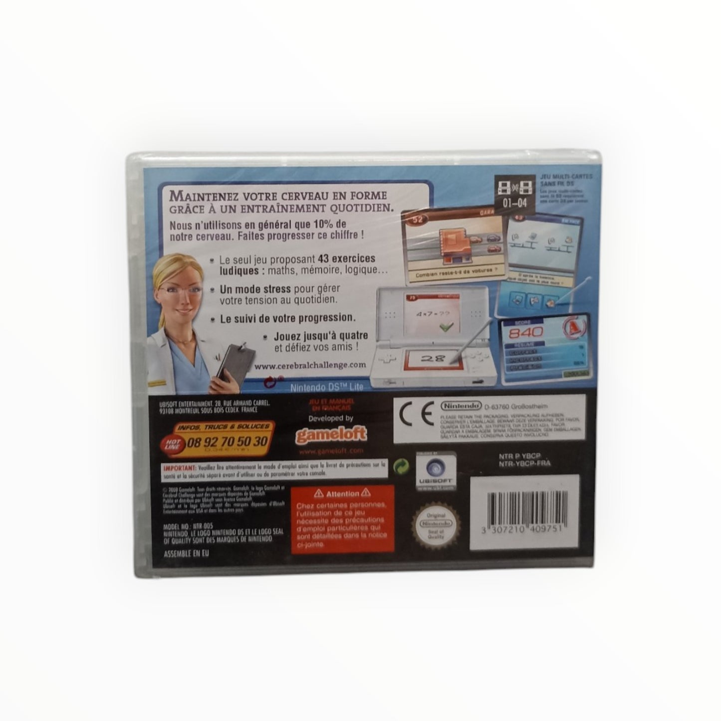 Cerebral Challenge Nintendo DS Neuf Sous Blister (FR)
