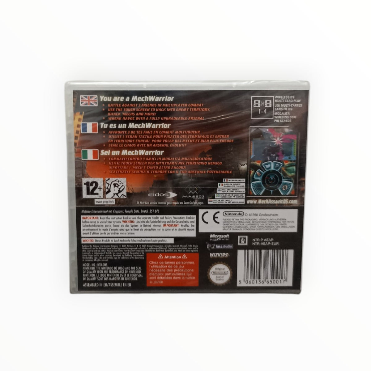 MechAssault Phantom War Nintendo DS Neuf Sous Blister (FR)