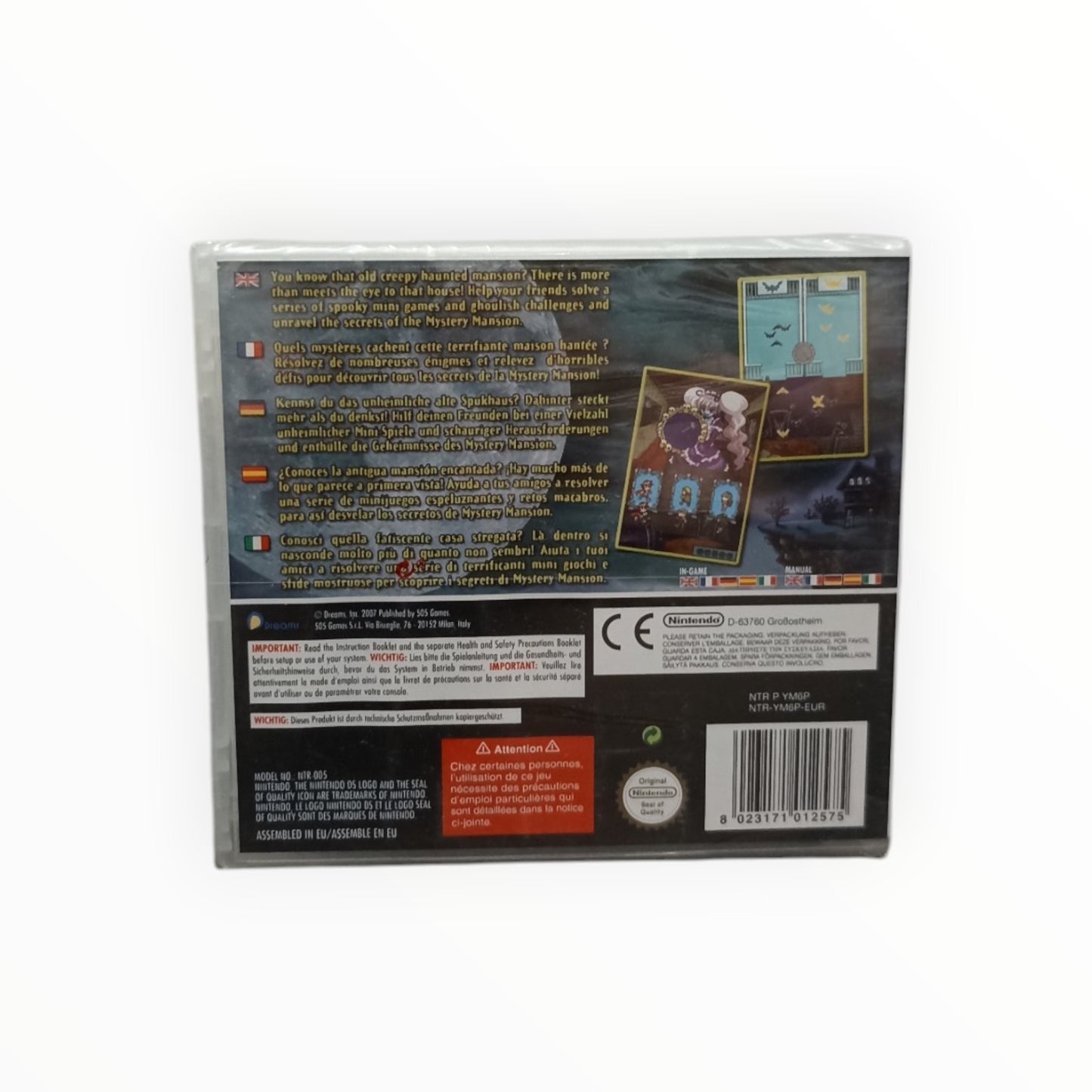 Mystery Mansion Nintendo DS Neuf Sous Blister (FR)