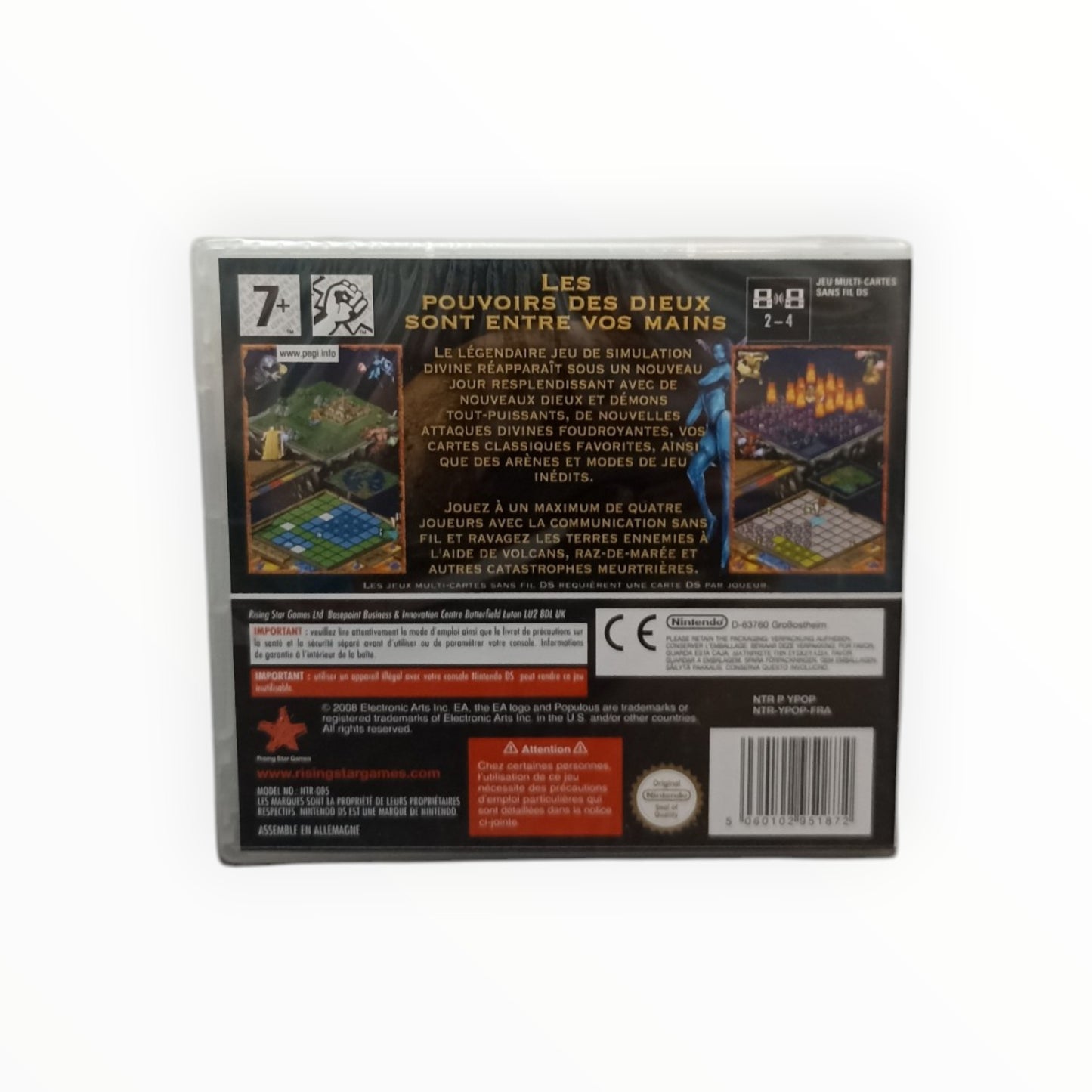 Populous Nintendo DS Neuf Sous Blister (FR)