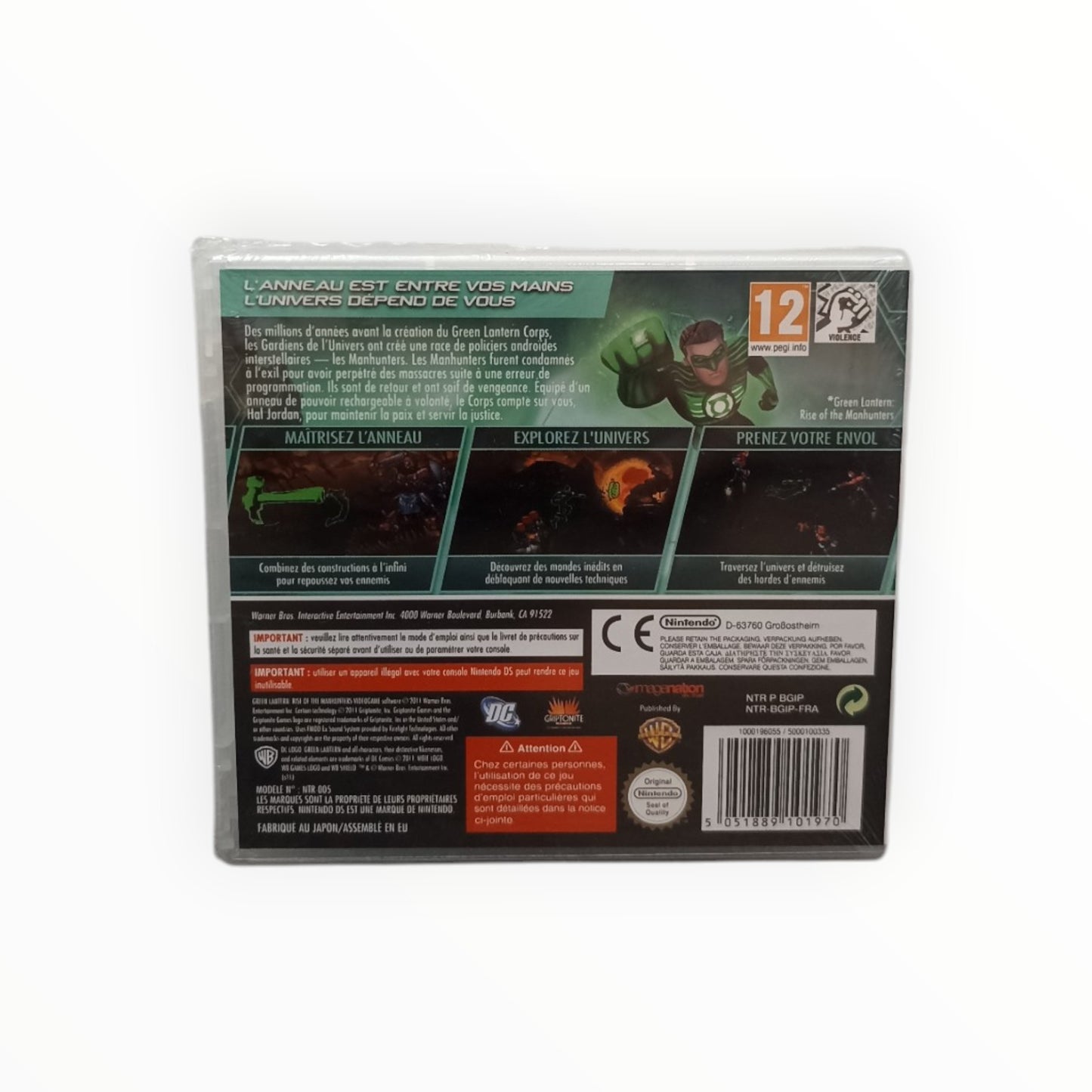 Green Lantern Nintendo DS Neuf Sous Blister (FR)