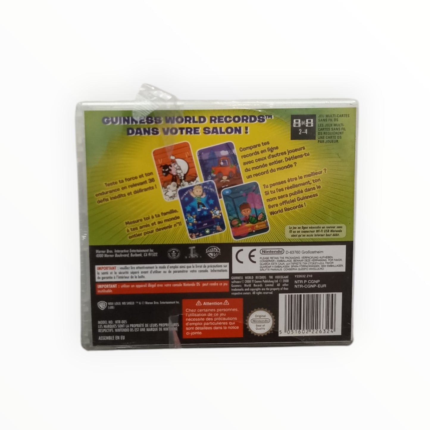 Guinness World Record Nintendo DS Neuf Sous Blister (FR)