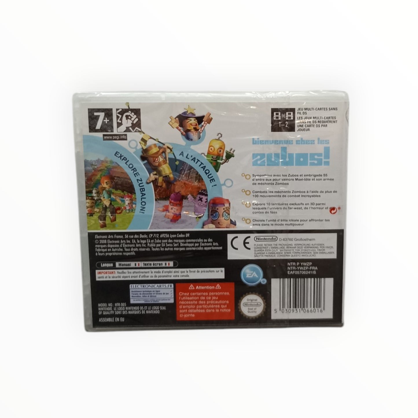 Zubo Nintendo DS Neuf Sous Blister (FR)