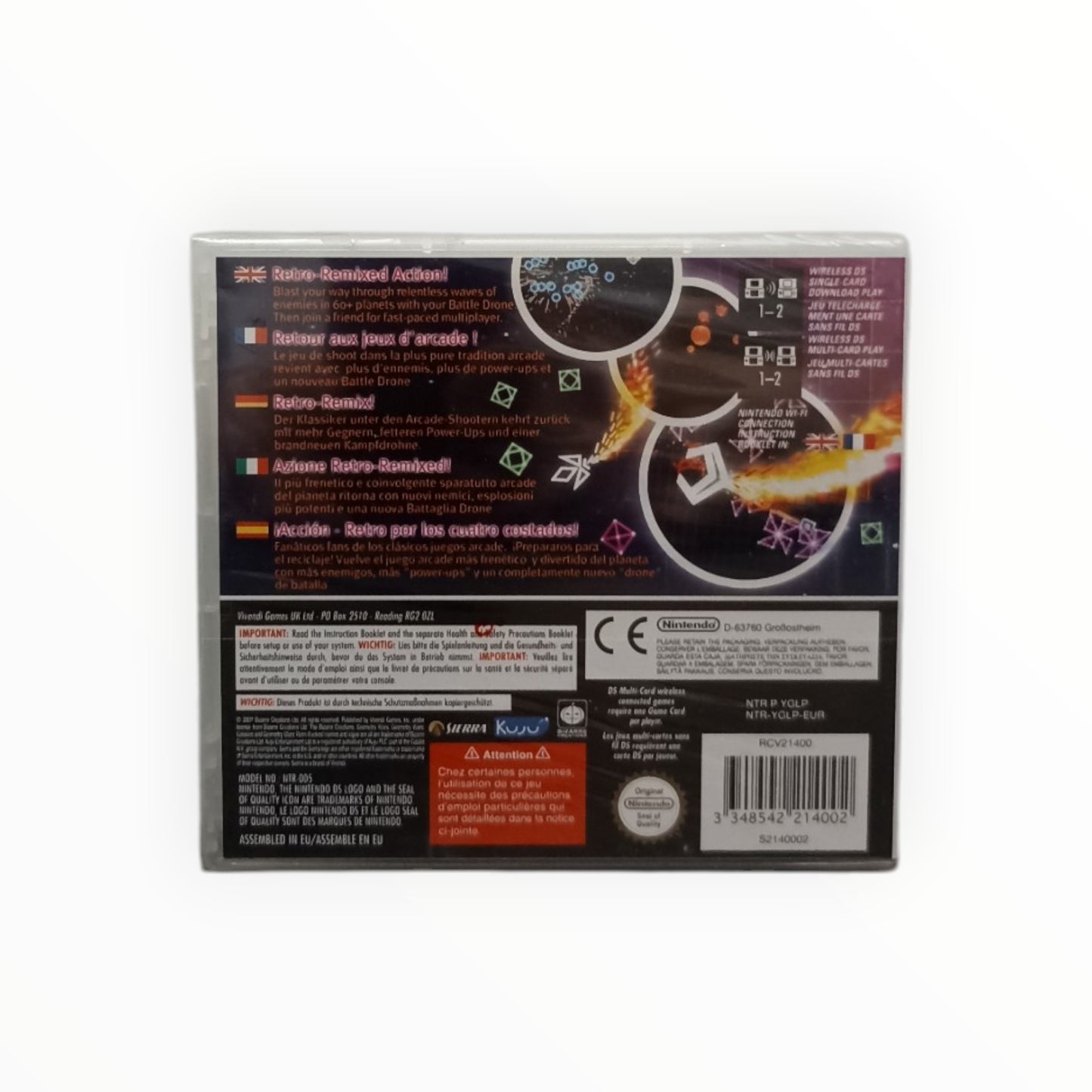 Geometry Wars Galaxies Nintendo DS Neuf Sous Blister (FR)