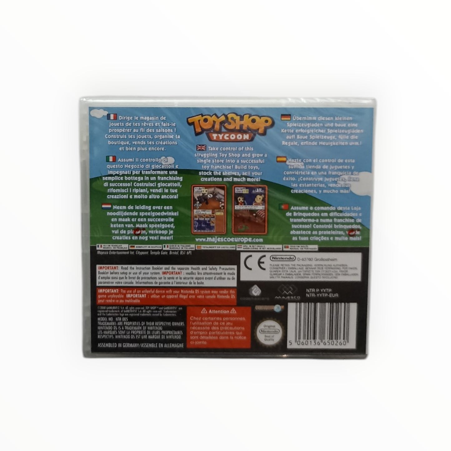 Toy Shop Tycoon DS Neuf Sous Blister (FR)