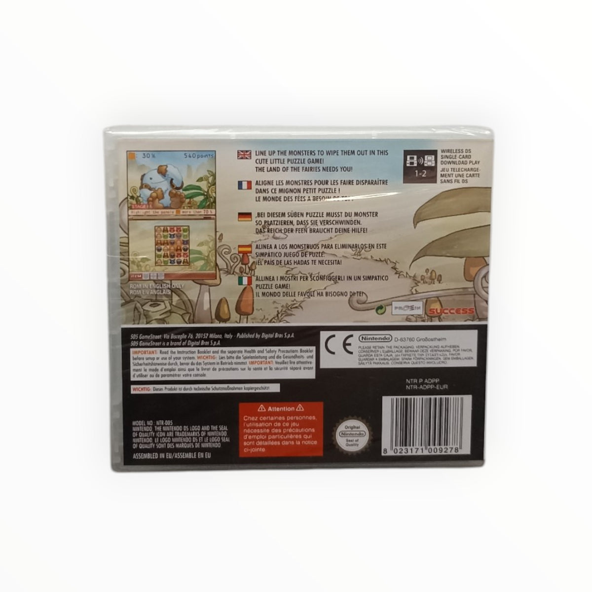 Monster puzzle Nintendo DS Neuf Sous Blister (FR)