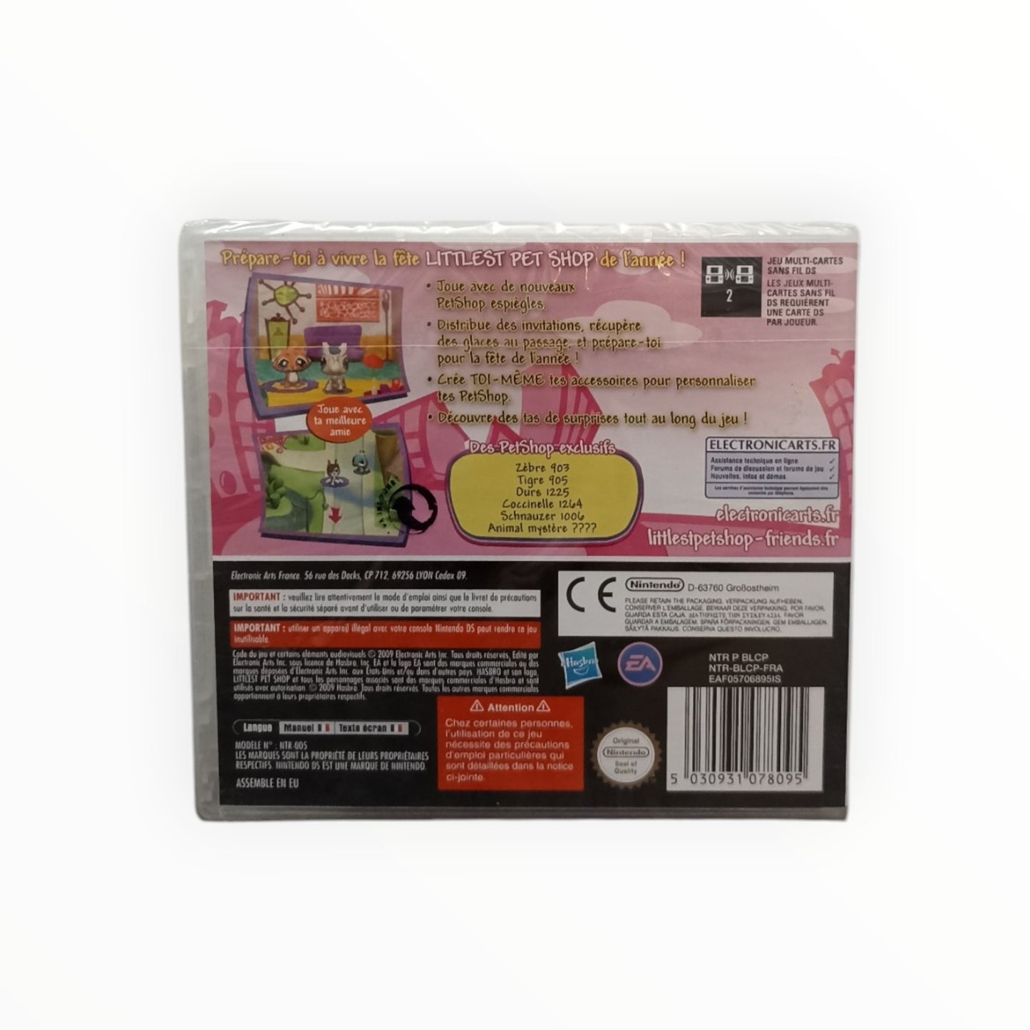 Littlest PetShop Nintendo DS Neuf Sous Blister (FR)