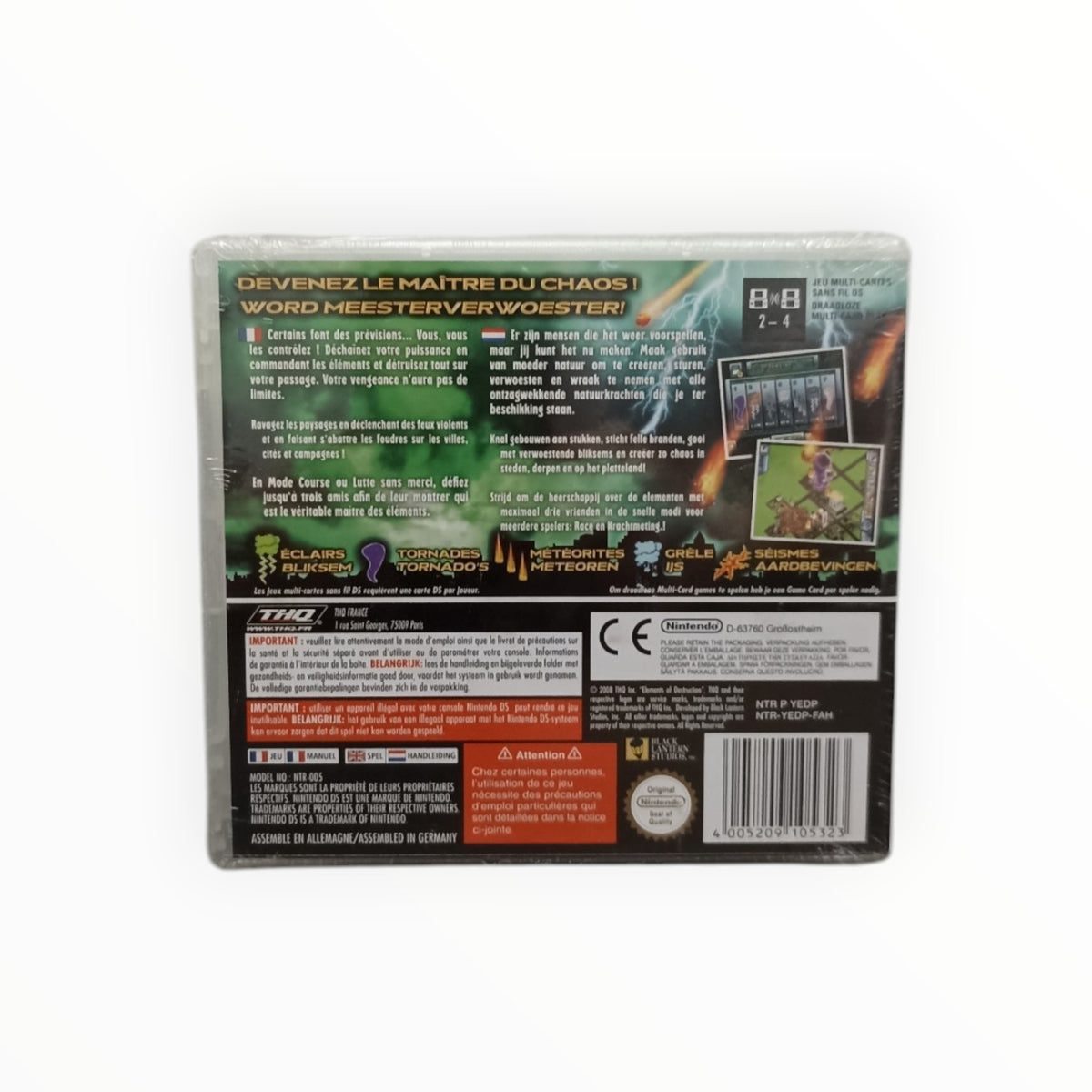 Elements of Destruction Nintendo DS Neuf Sous Blister (FRA)