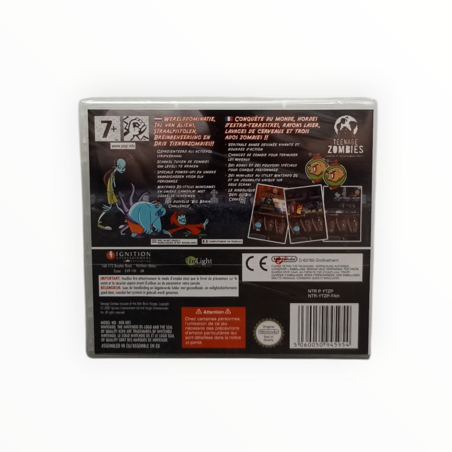 Teenage Zombies Nintendo DS Neuf Sous Blister (FR)