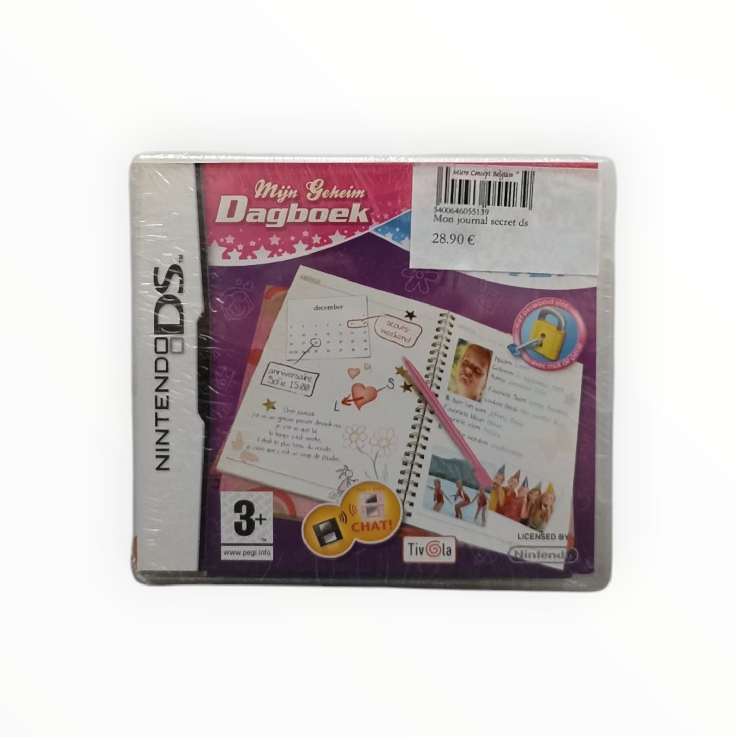 Mon Journal Secret Nintendo DS Neuf Sous Blister (FR)