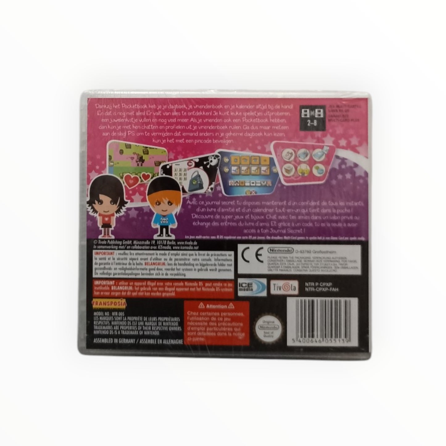 Mon Journal Secret Nintendo DS Neuf Sous Blister (FR)
