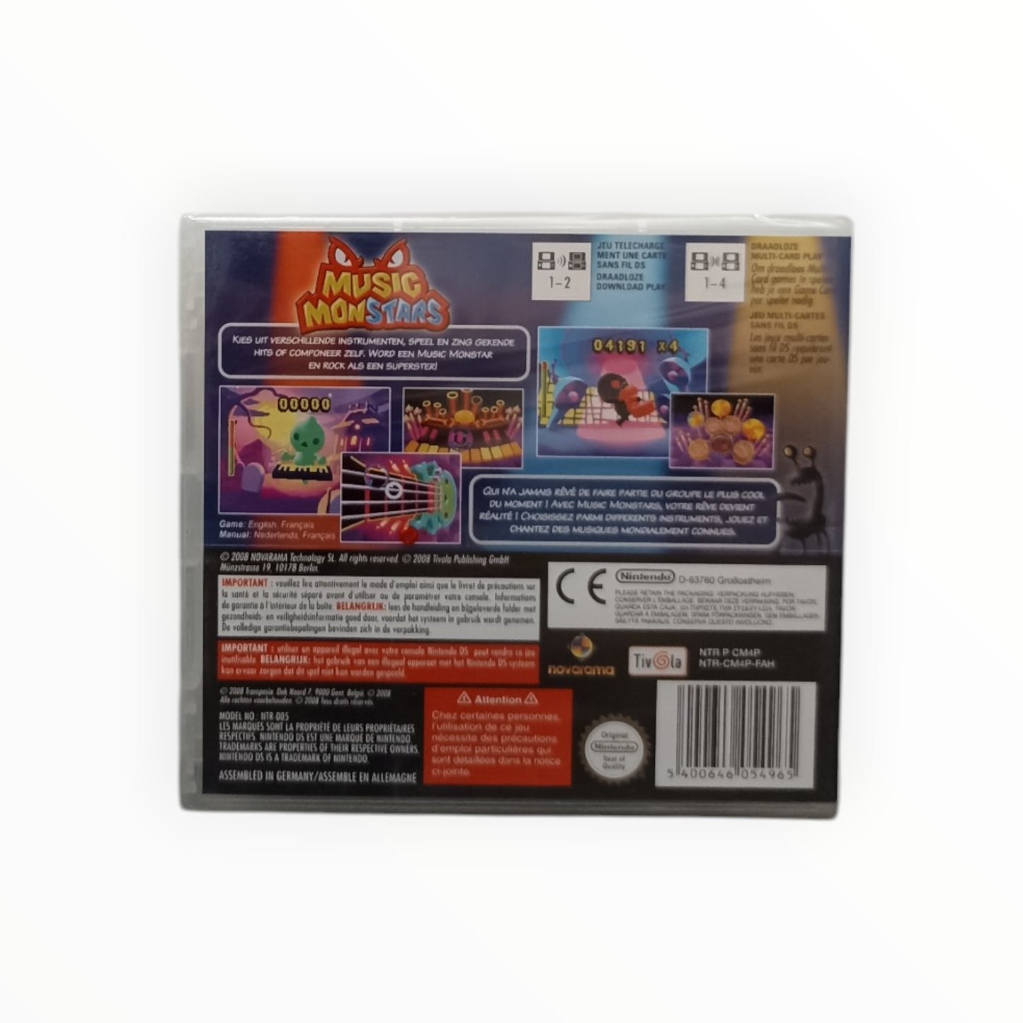 Music Monstars Nintendo DS Neuf Sous Blister (FR)