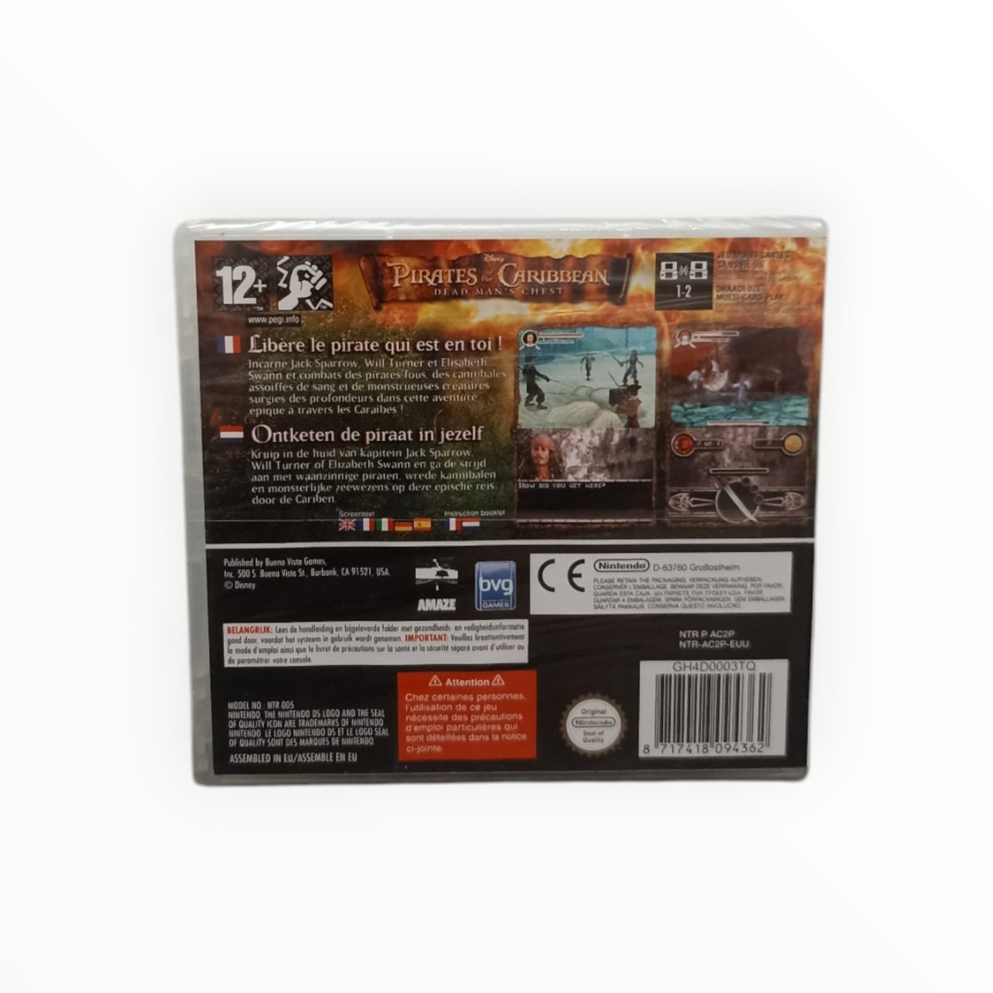 Pirates des Caraibes Nintendo DS Neuf Sous Blister (FR)