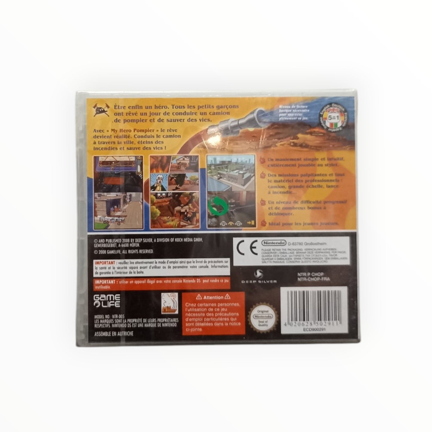 My Hero Pompier Nintendo DS Neuf Sous Blister (FR)