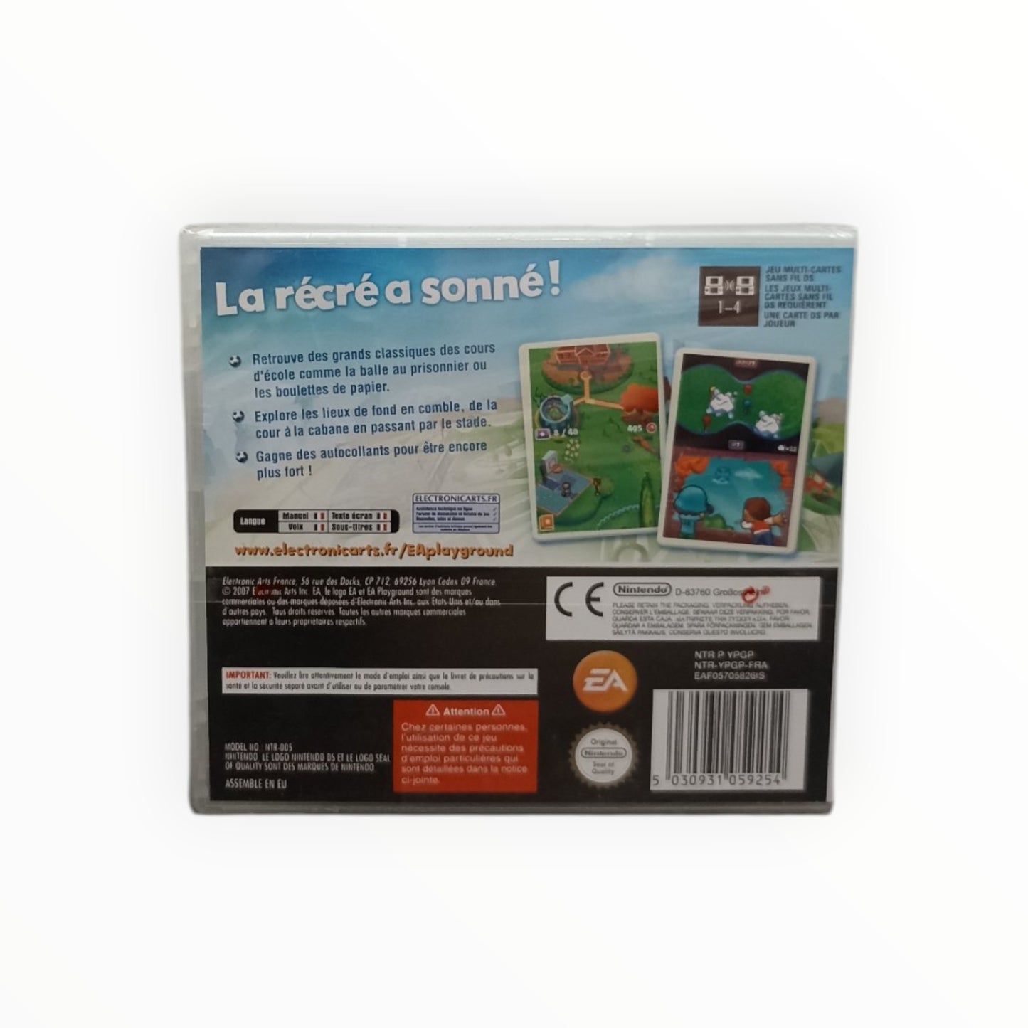 Playground Nintendo DS Neuf Sous Blister (FR)