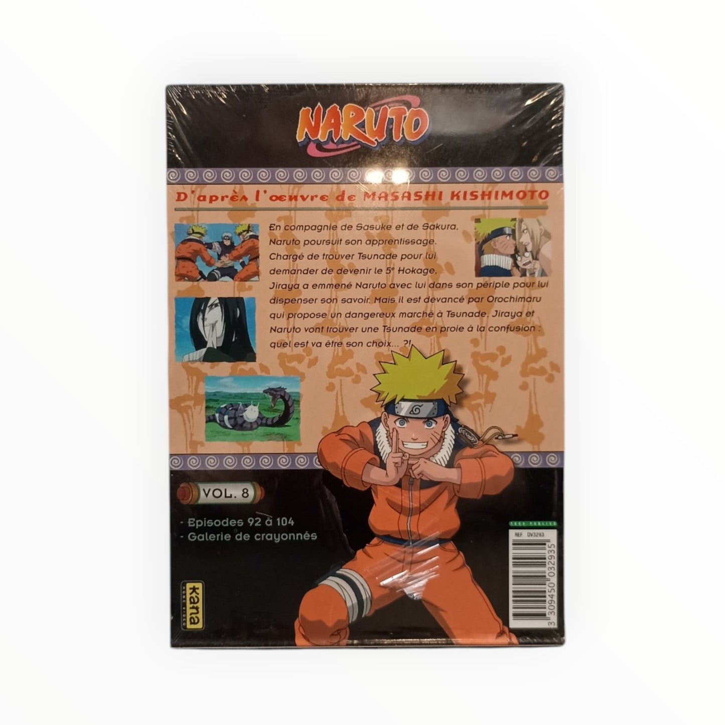 Naruto Volume 8 DVD Collector Neuf Français