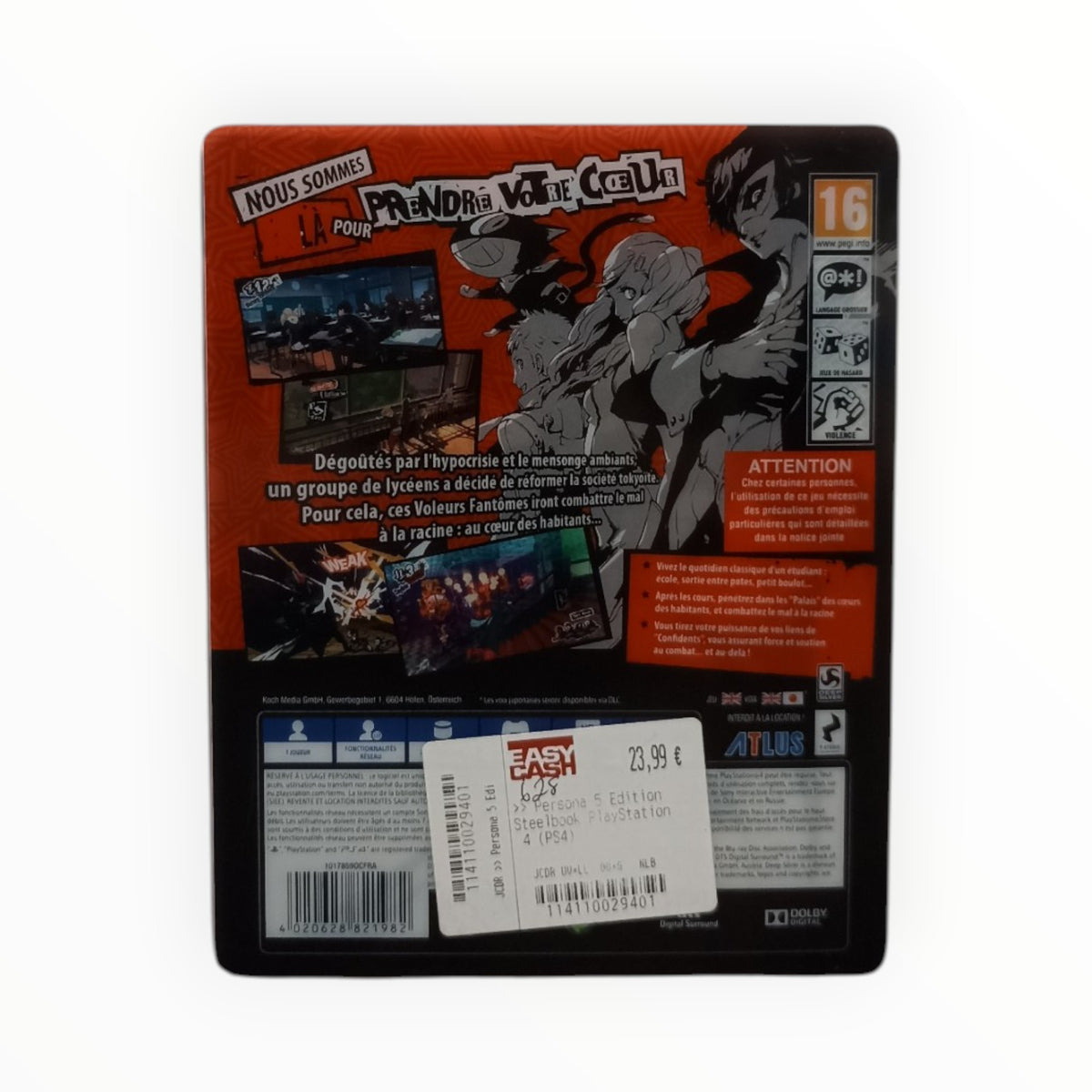 Persona 5 PlayStation 4 (PS4)