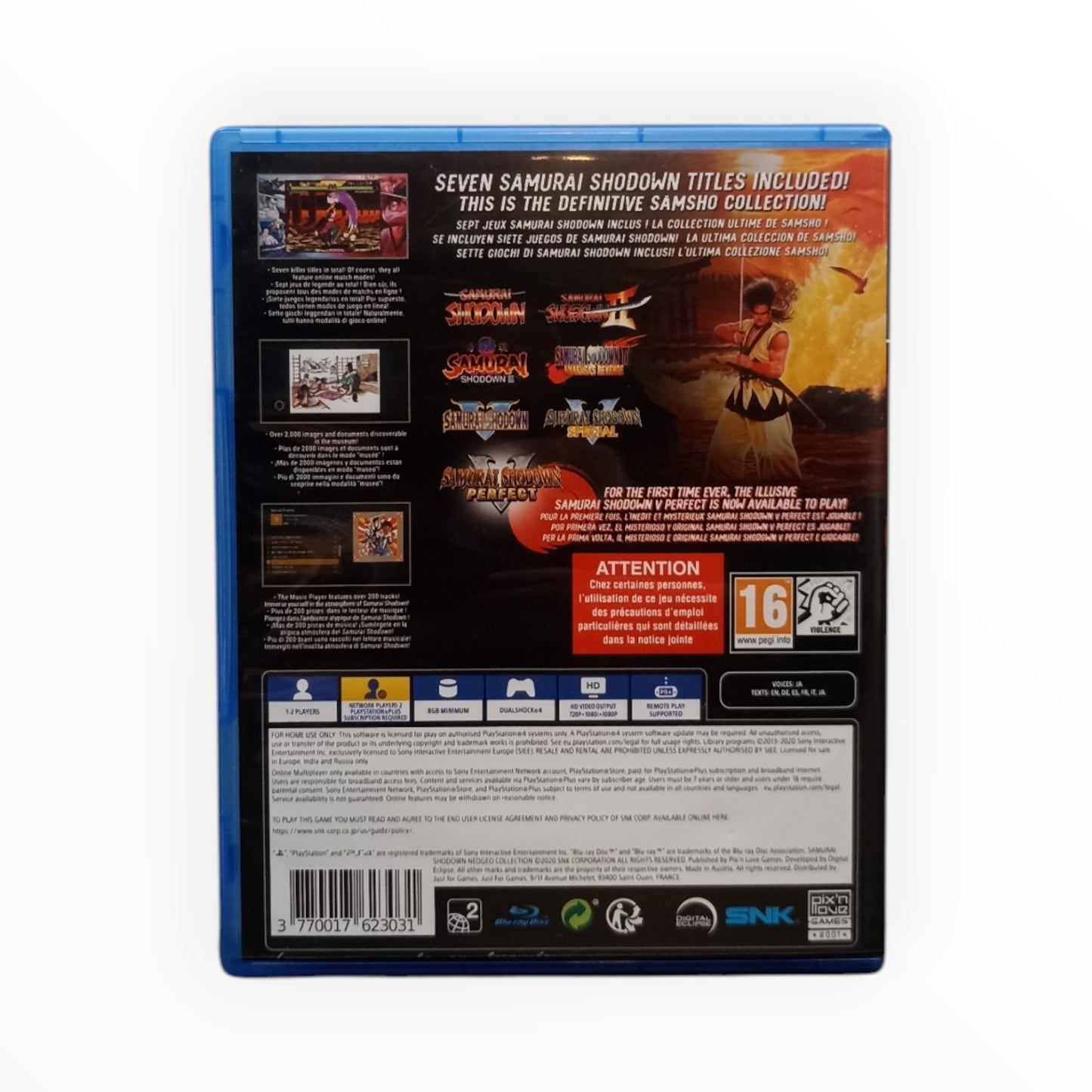 Samurai Shodown PlayStation 4 (PS4)