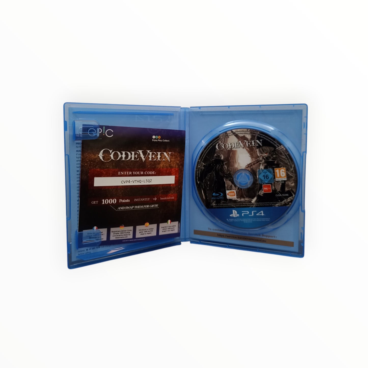 Code Vein PlayStation 4 (PS4)