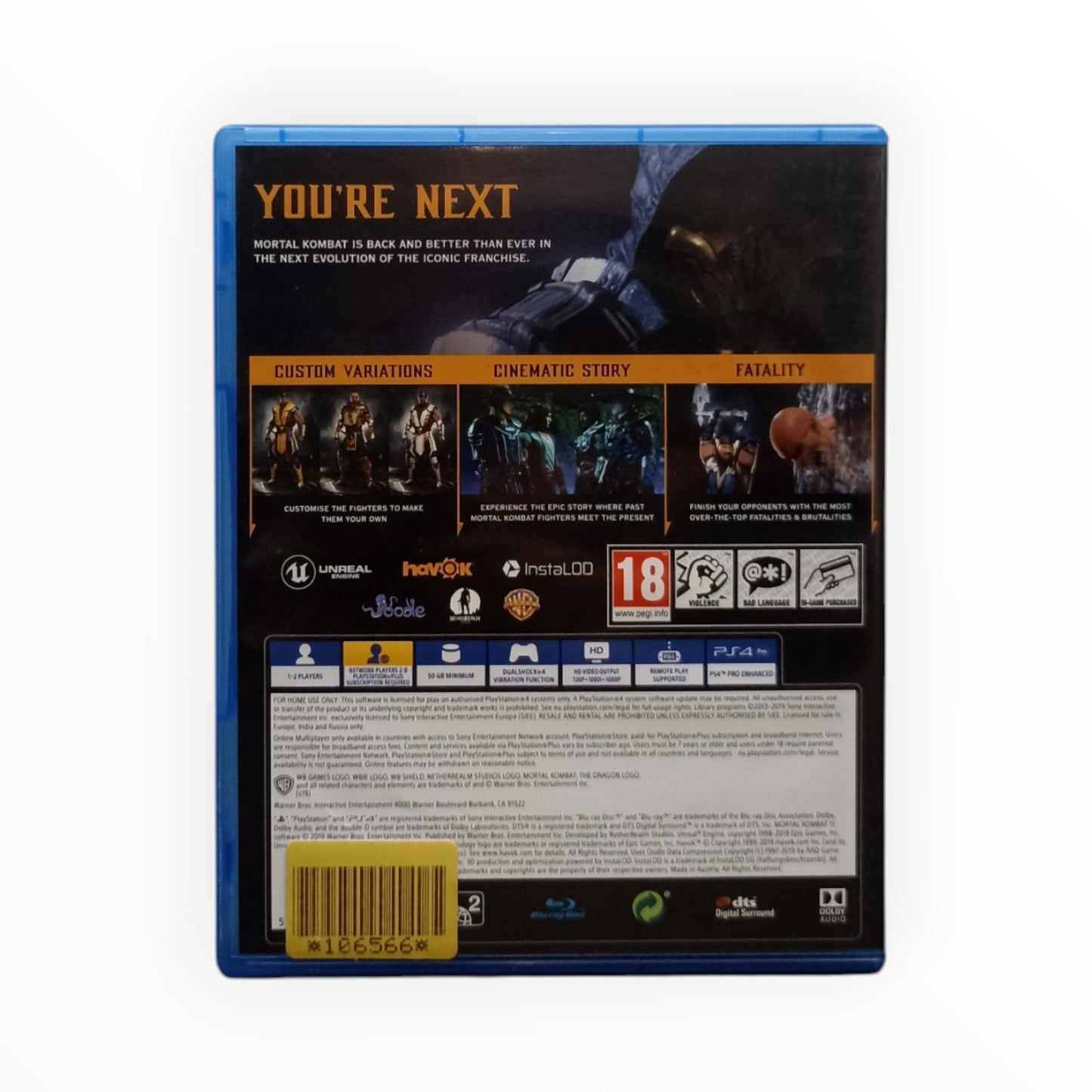 Mortal Kombat 11 PlayStation 4 (PS4)