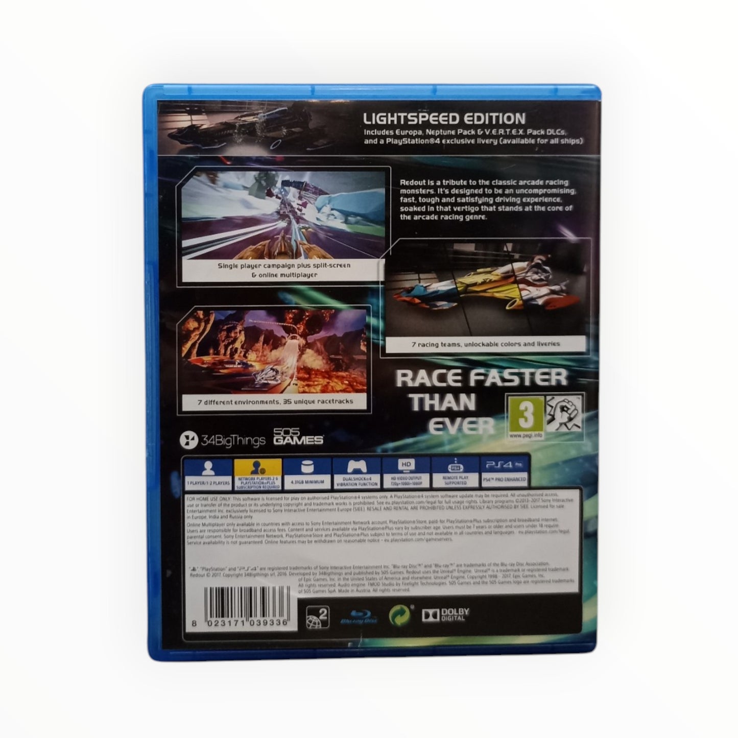 Redout PlayStation 4 (PS4)
