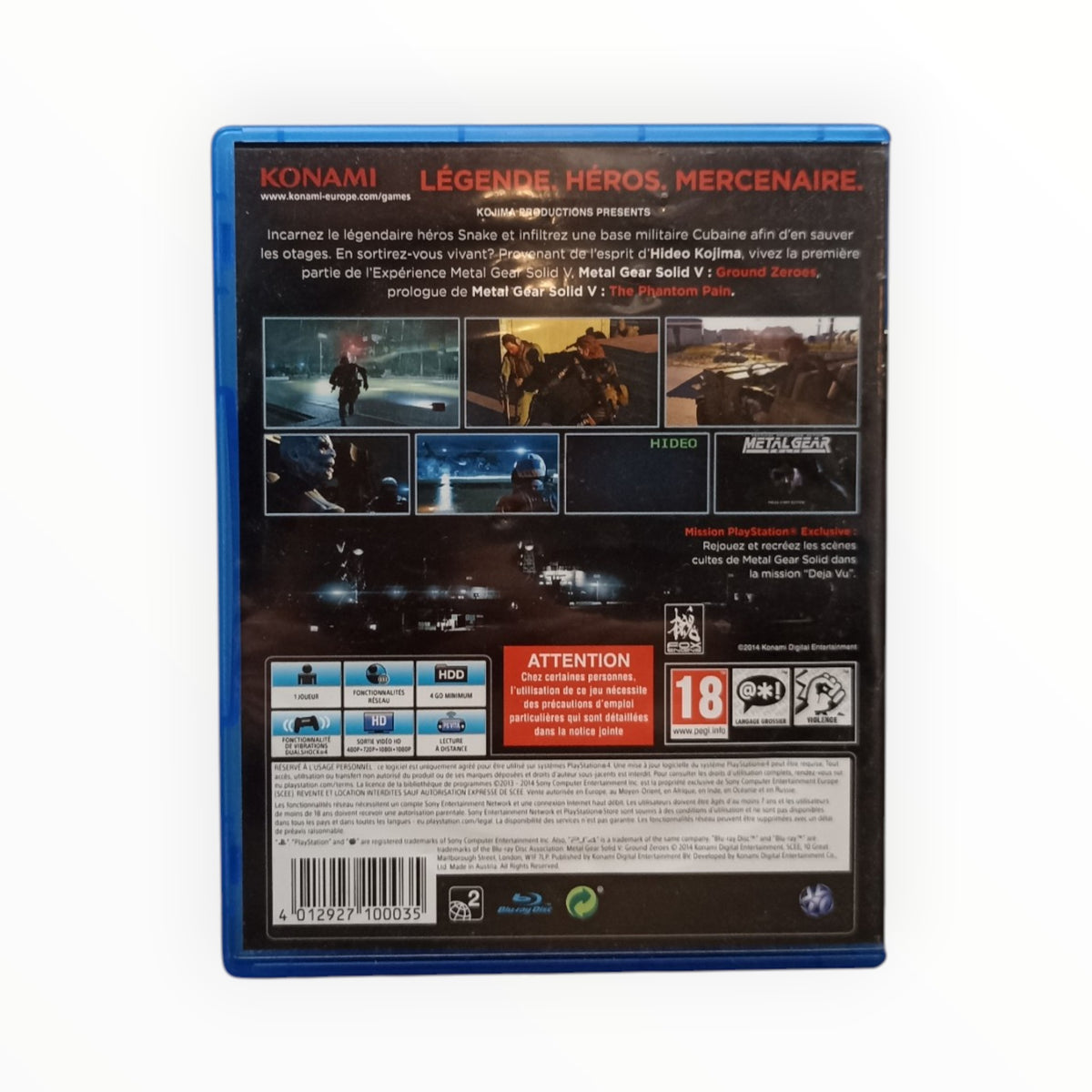 Metal Gear Solid V PlayStation 4 (PS4)