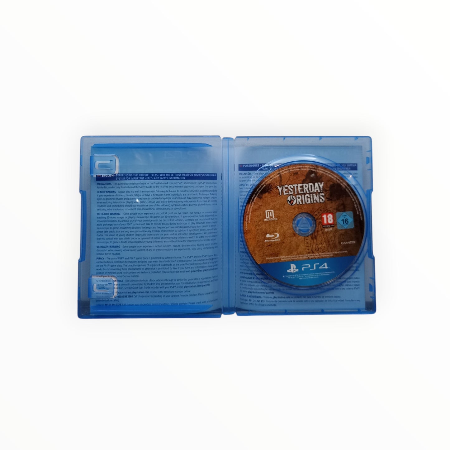 Yesterday Origins PlayStation 4 (PS4)