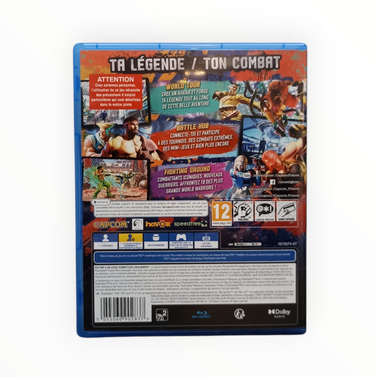 Street fighter PlayStation 4 (PS4)