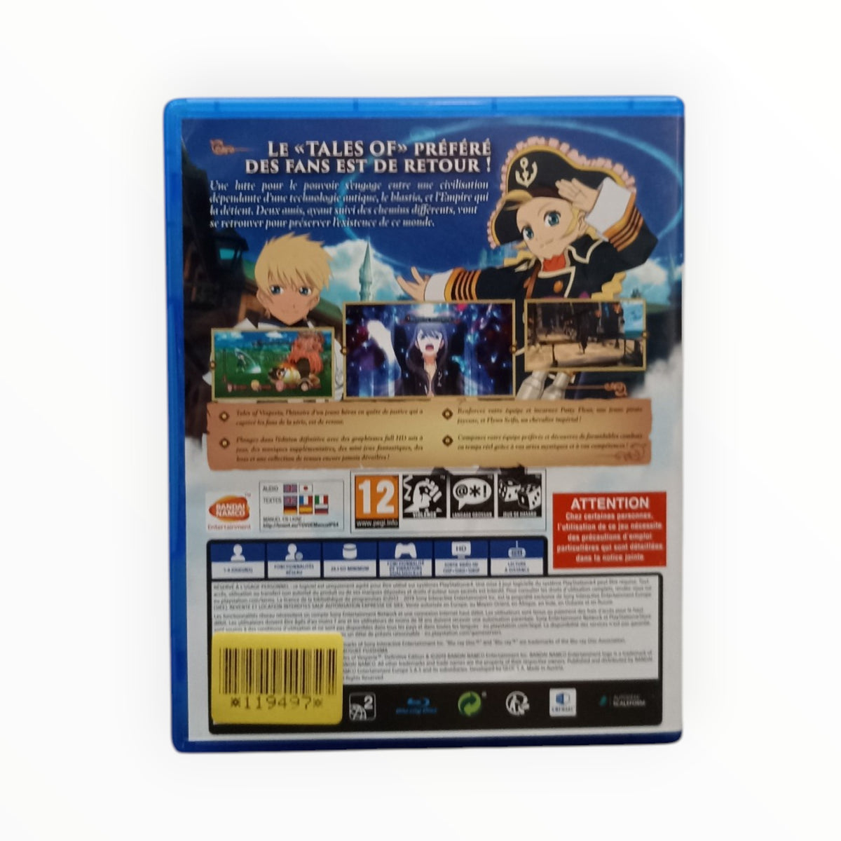 Tales Of Vesperia PlayStation 4 (PS4)
