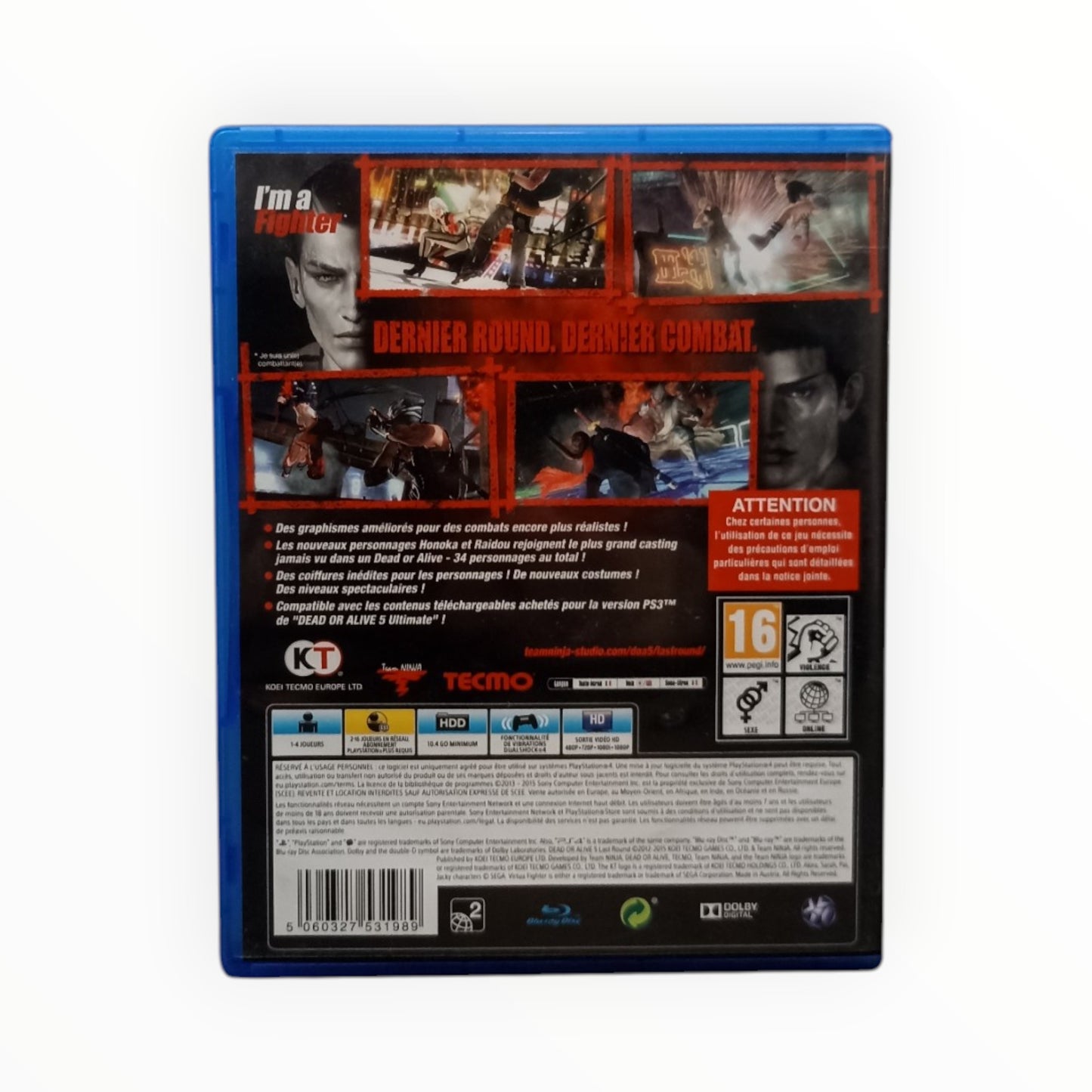 Dead Or Alive 5 PlayStation 4 (PS4)