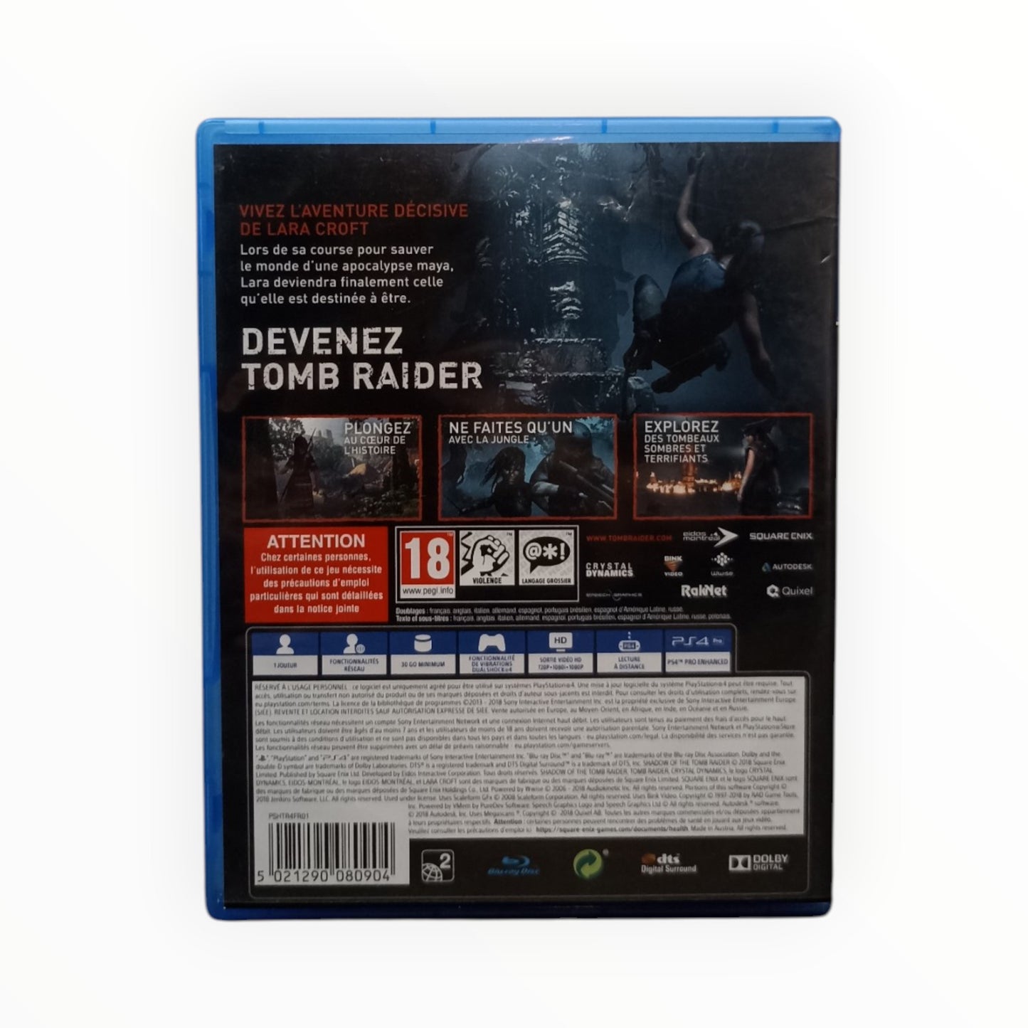 Shadow Of the Tomb Raider PlayStation 4 (PS4)