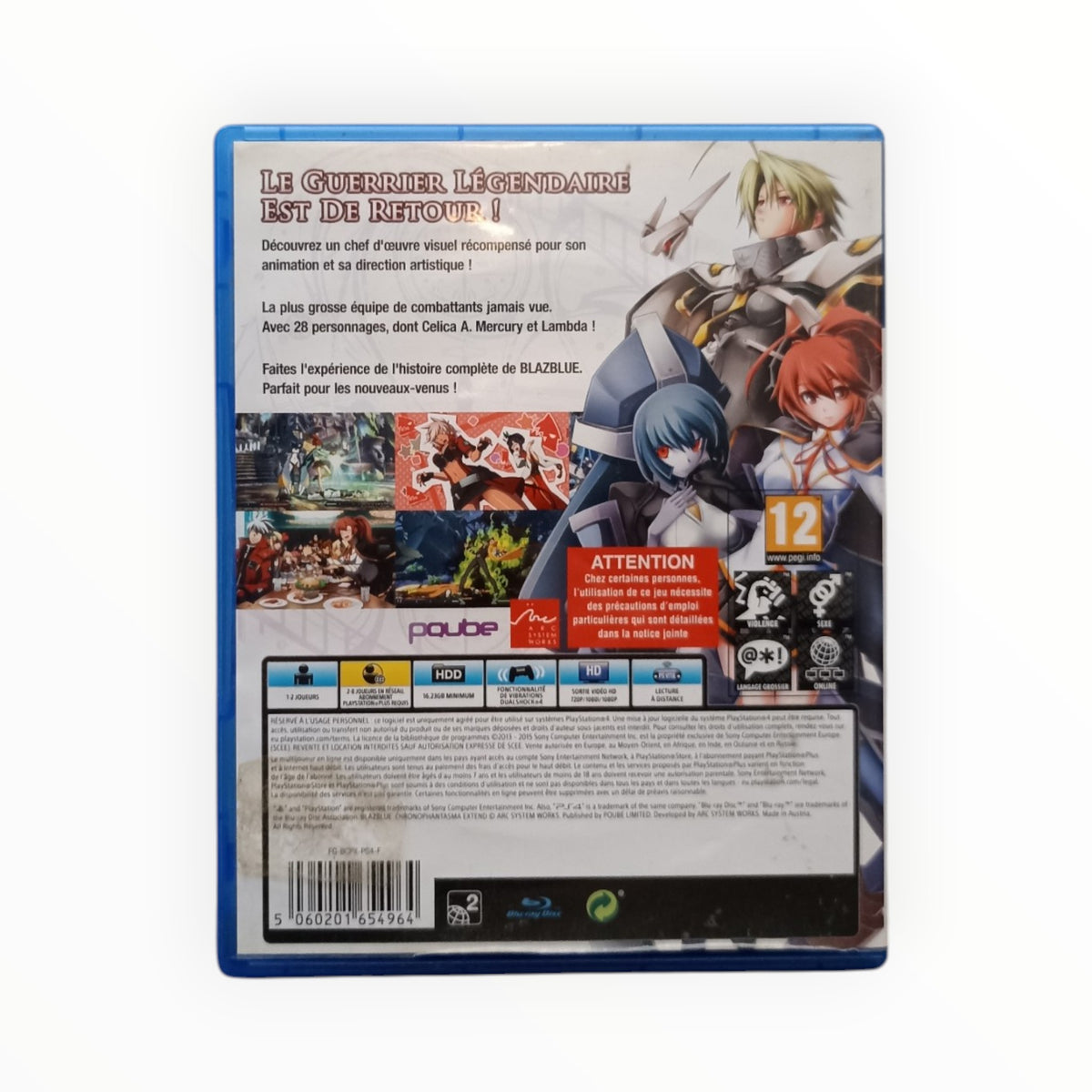 Blazblue Chronophantasma PlayStation 4 (PS4)