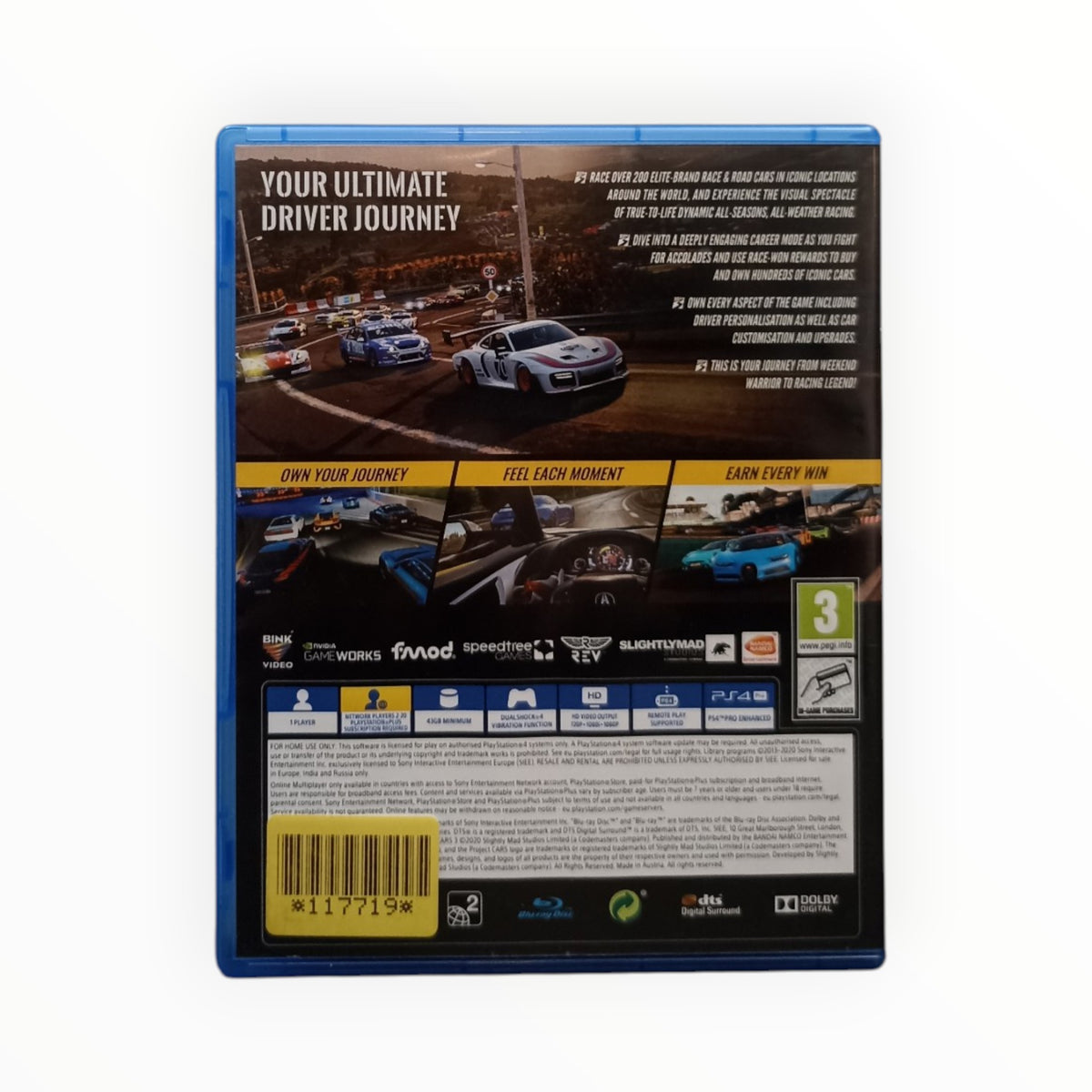 Project Cars 3 PlayStation 4 (PS4)