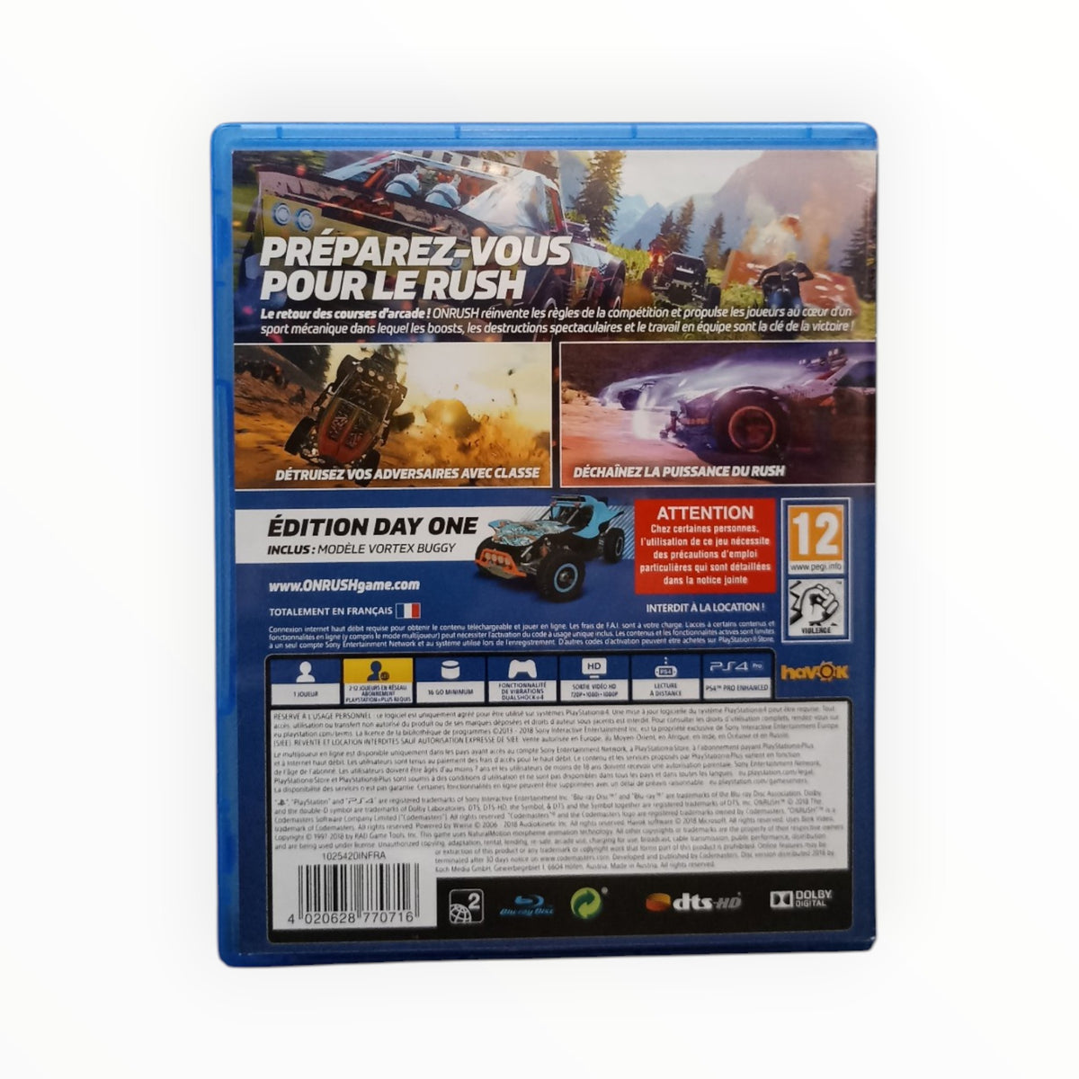 Onrush PlayStation 4 (PS4)