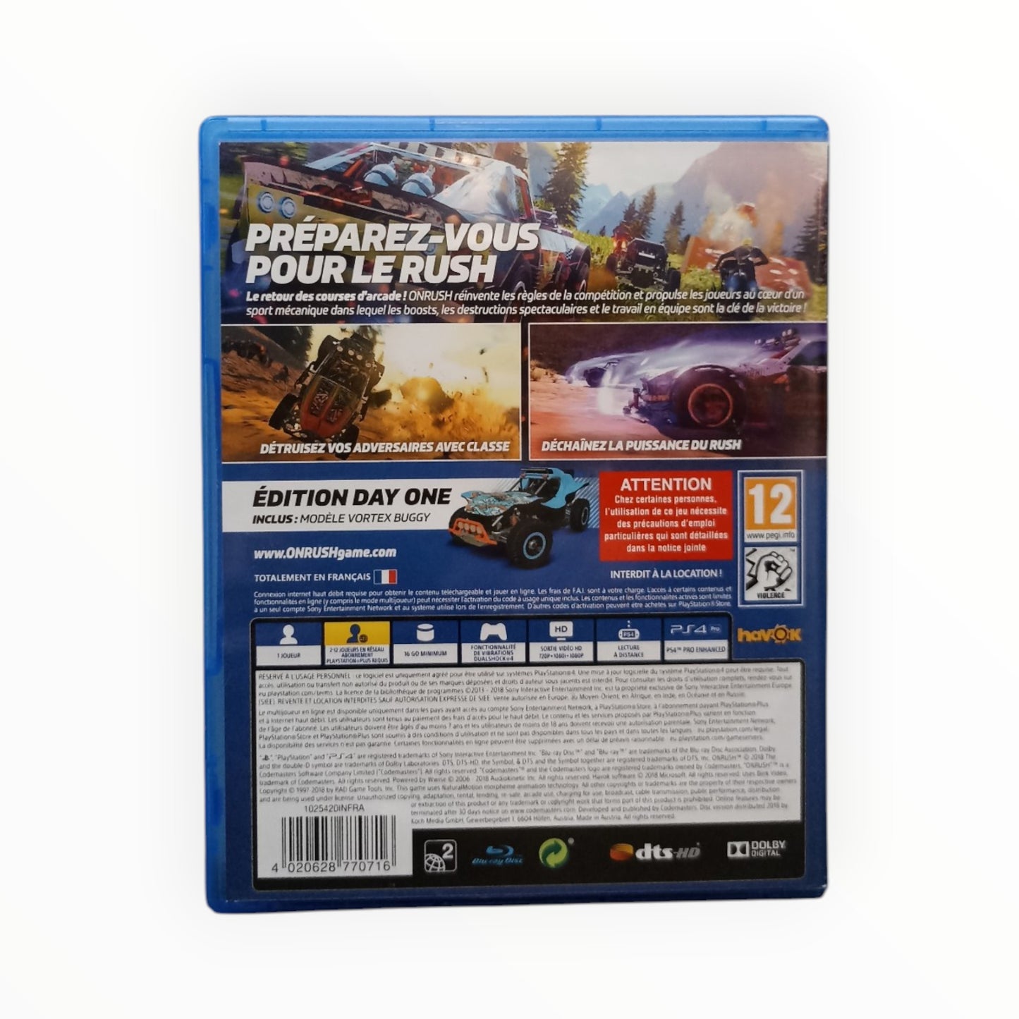 Onrush PlayStation 4 (PS4)