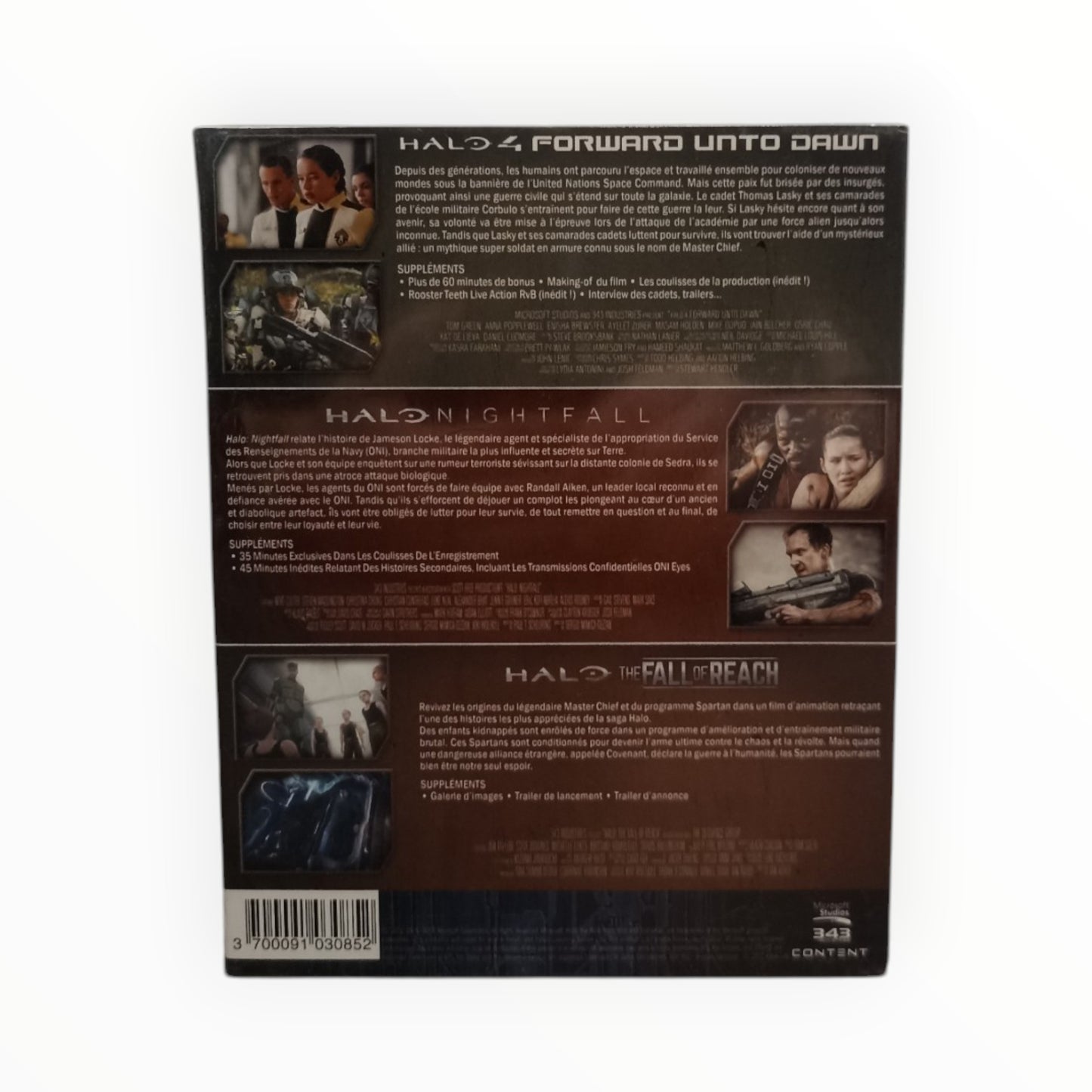 Halo Coffret 3 films DVD Collector Neuf Français