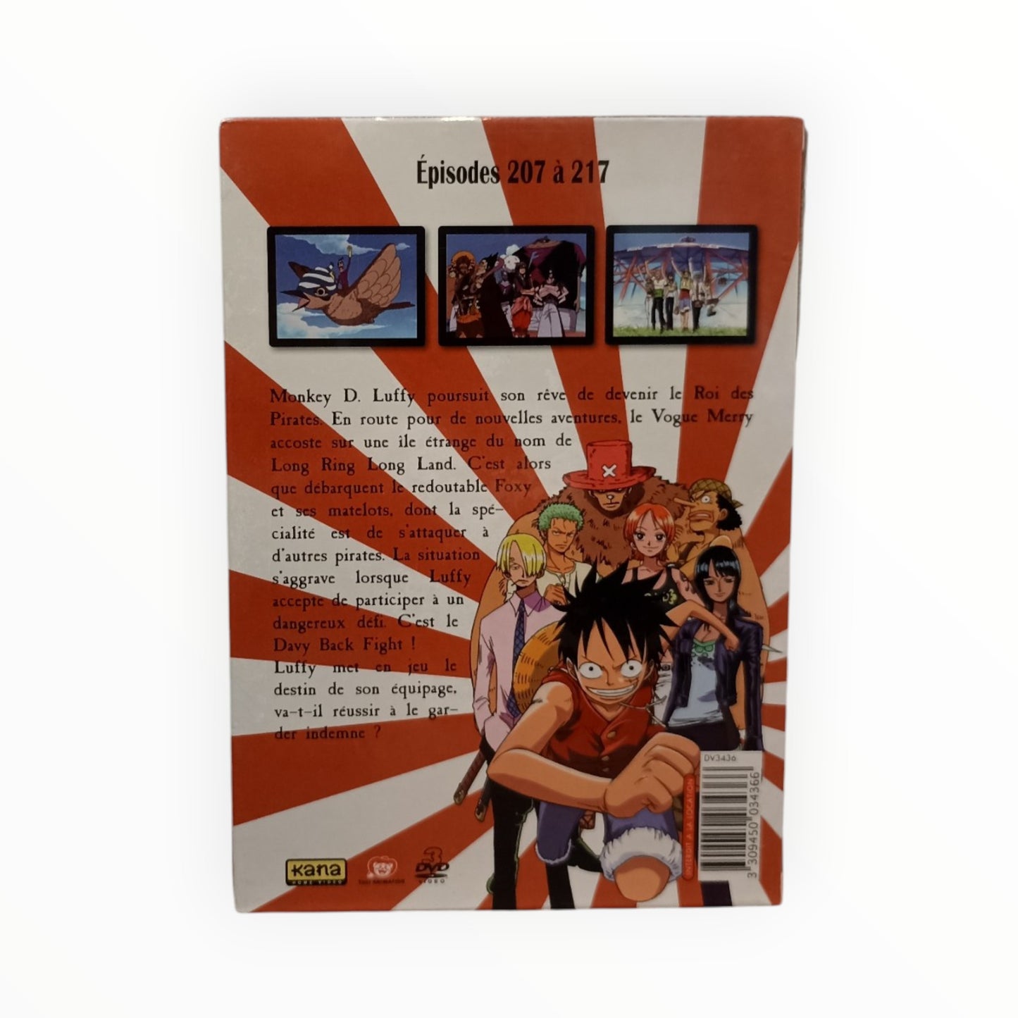 One Piece Davy Back Fight Volume 2 DVD Collector Neuf Français