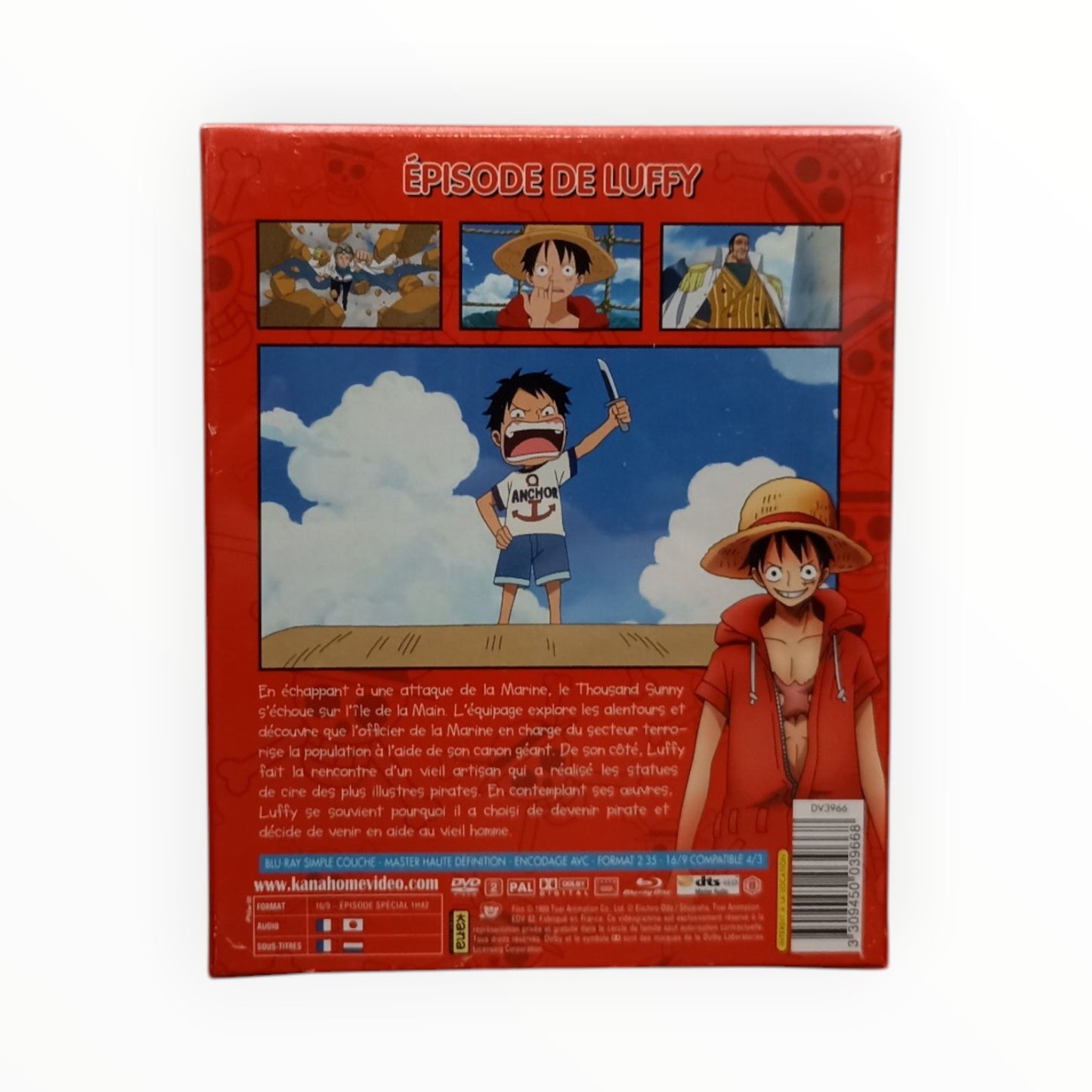 One Piece épisode de Luffy DVD Collector Neuf Français