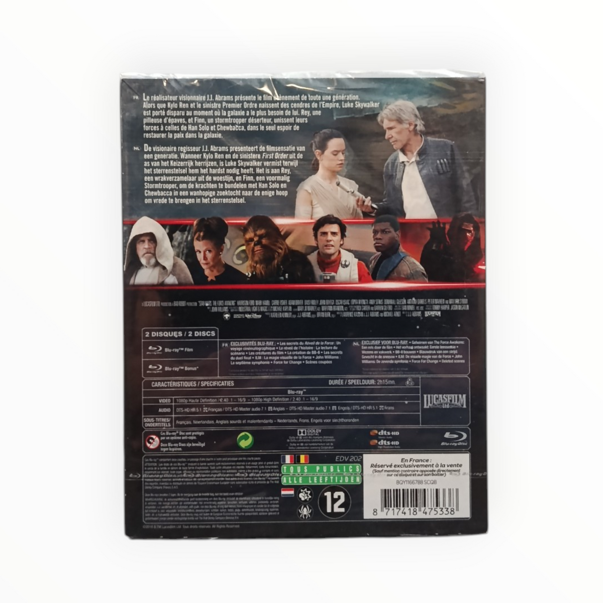 Star Wars Le Réveil de la Force DVD Classic Neuf Blister FR