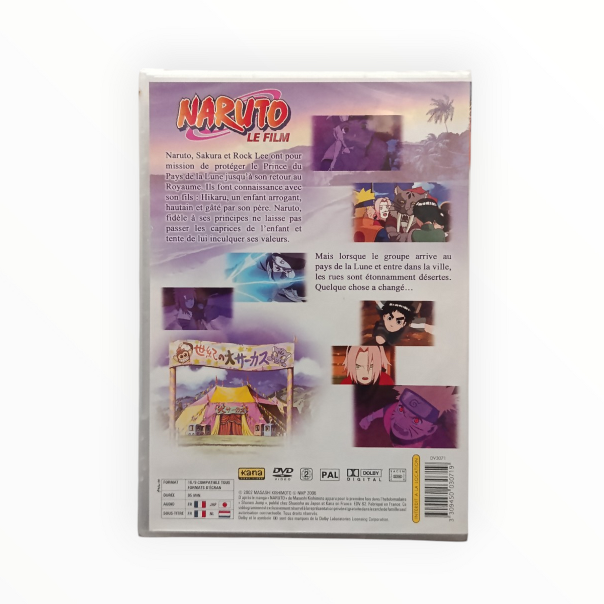 Naruto Mission Spéciale au Pays de la Lune DVD Classic Neuf Blister FR