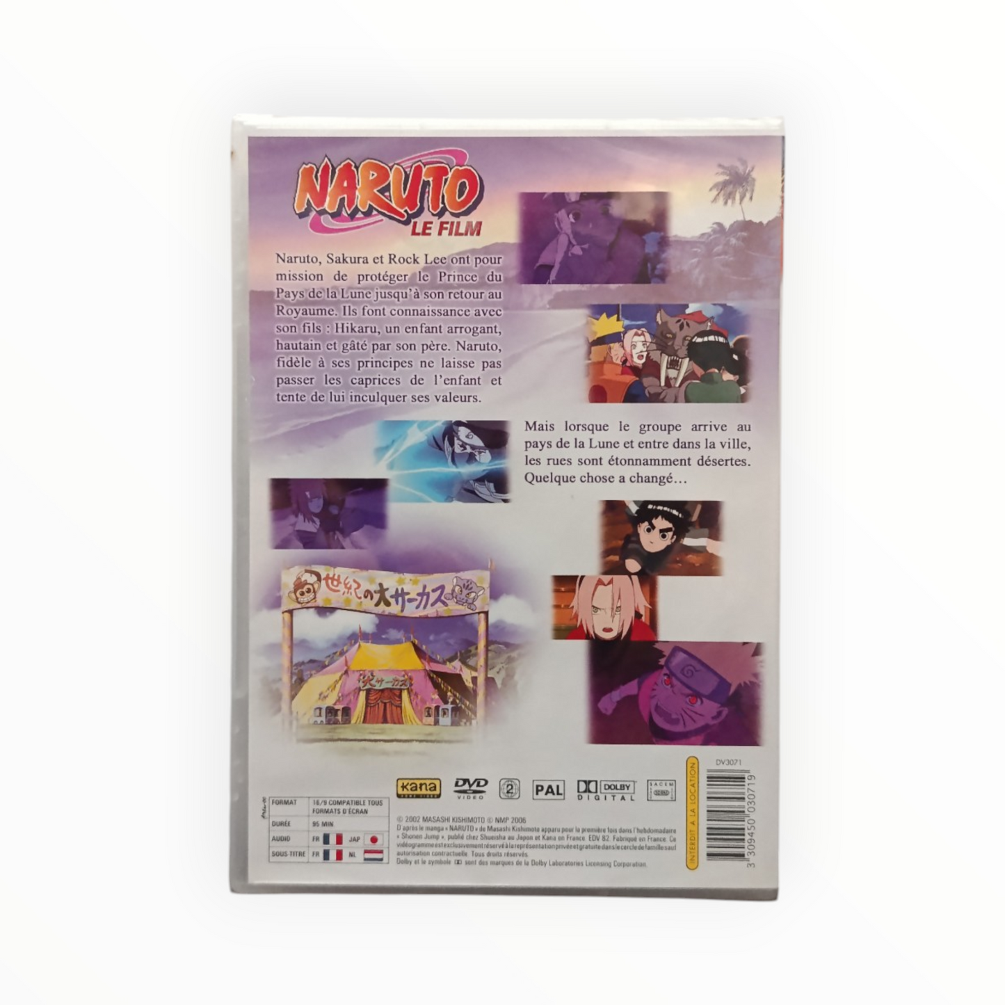 Naruto Mission Spéciale au Pays de la Lune DVD Classic Neuf Blister FR