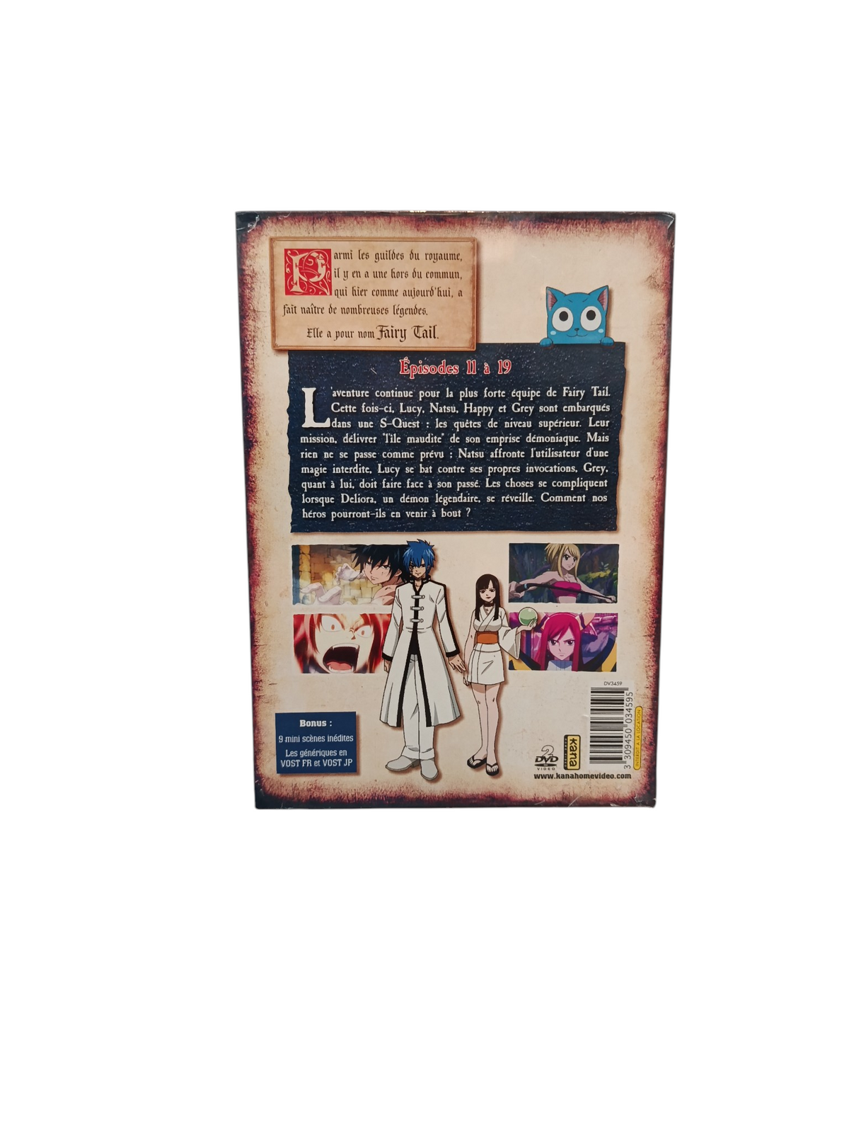 Fairy Tail Vol 2 DVD Collector Neuf Blister FR