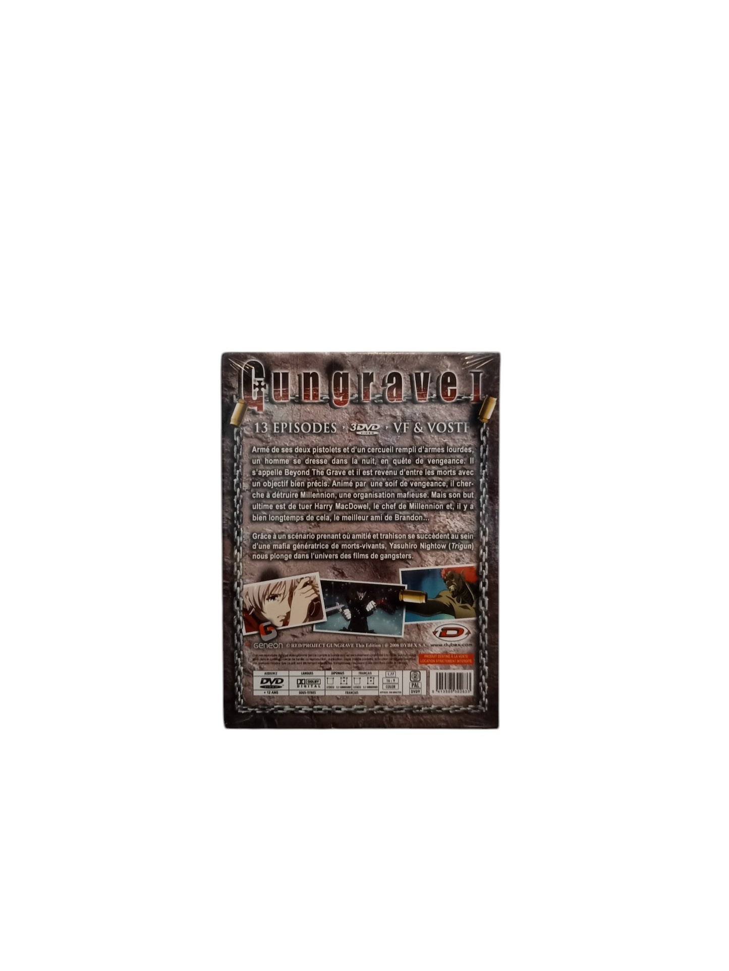 Gungrave 1 Beyond the Grave DVD Collector Neuf FRA
