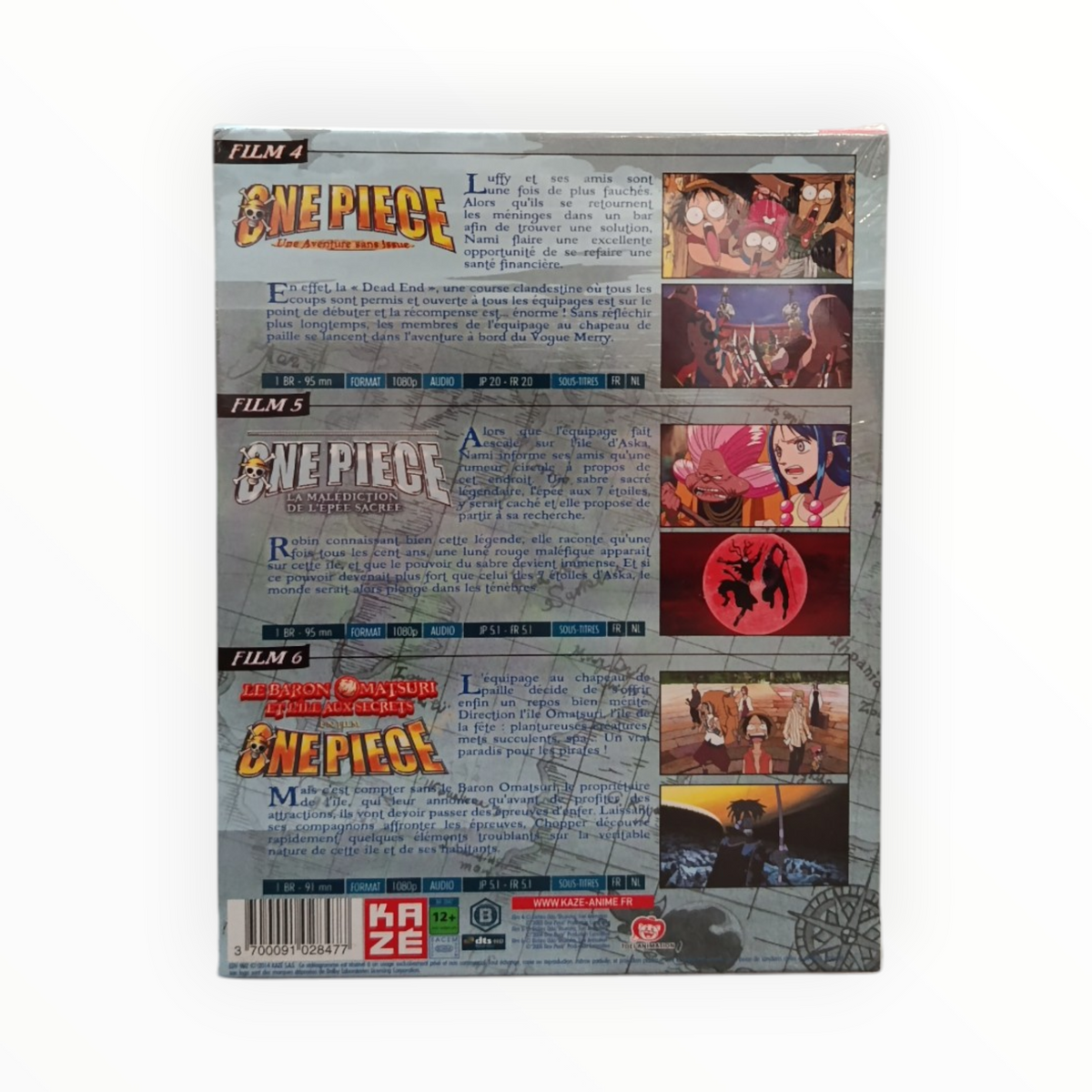 One Piece Film 4,5 et 6 DVD Collector Neuf FRA