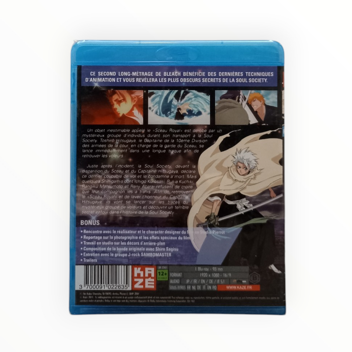 Bleach The Diamond Dust Rebellion Film 2 Blueray DVD Classic Neuf Blister FR