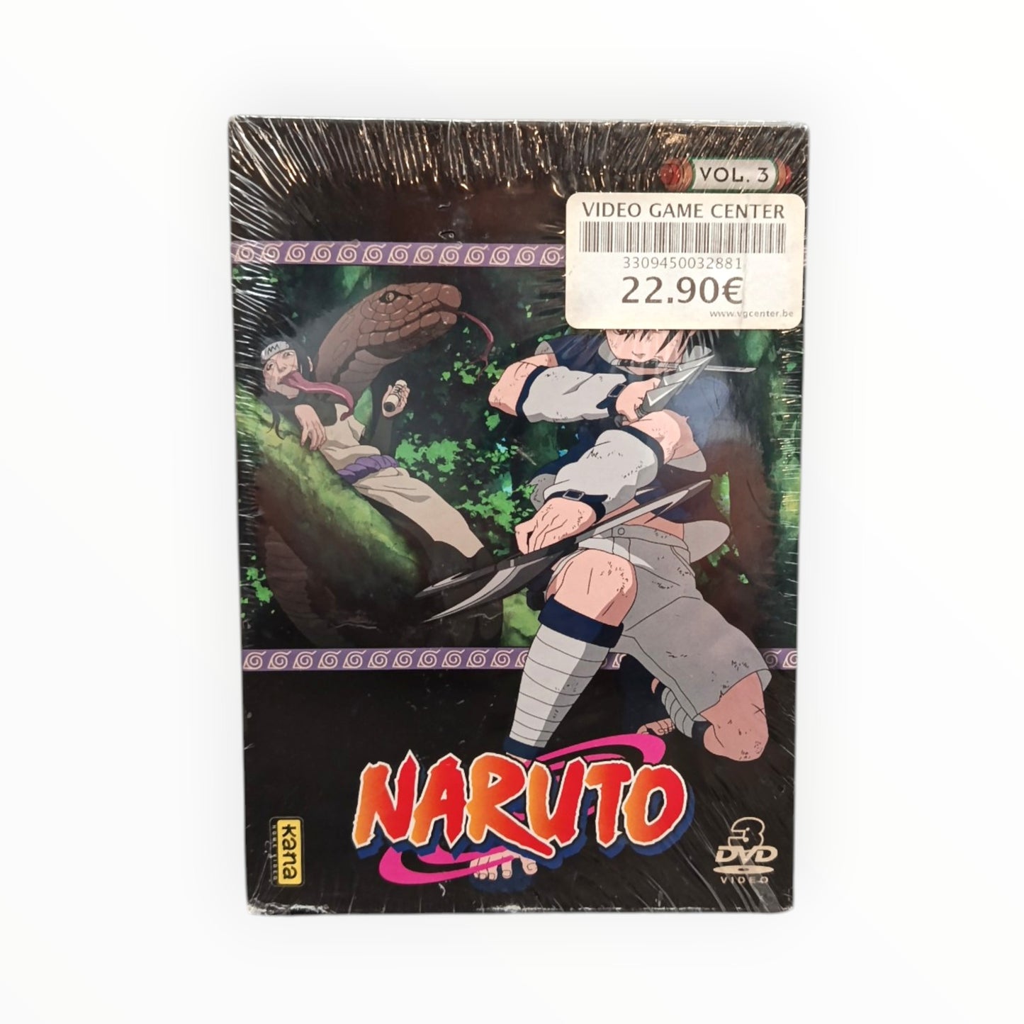 Naruto Volume 3 DVD Collector Neuf FRA